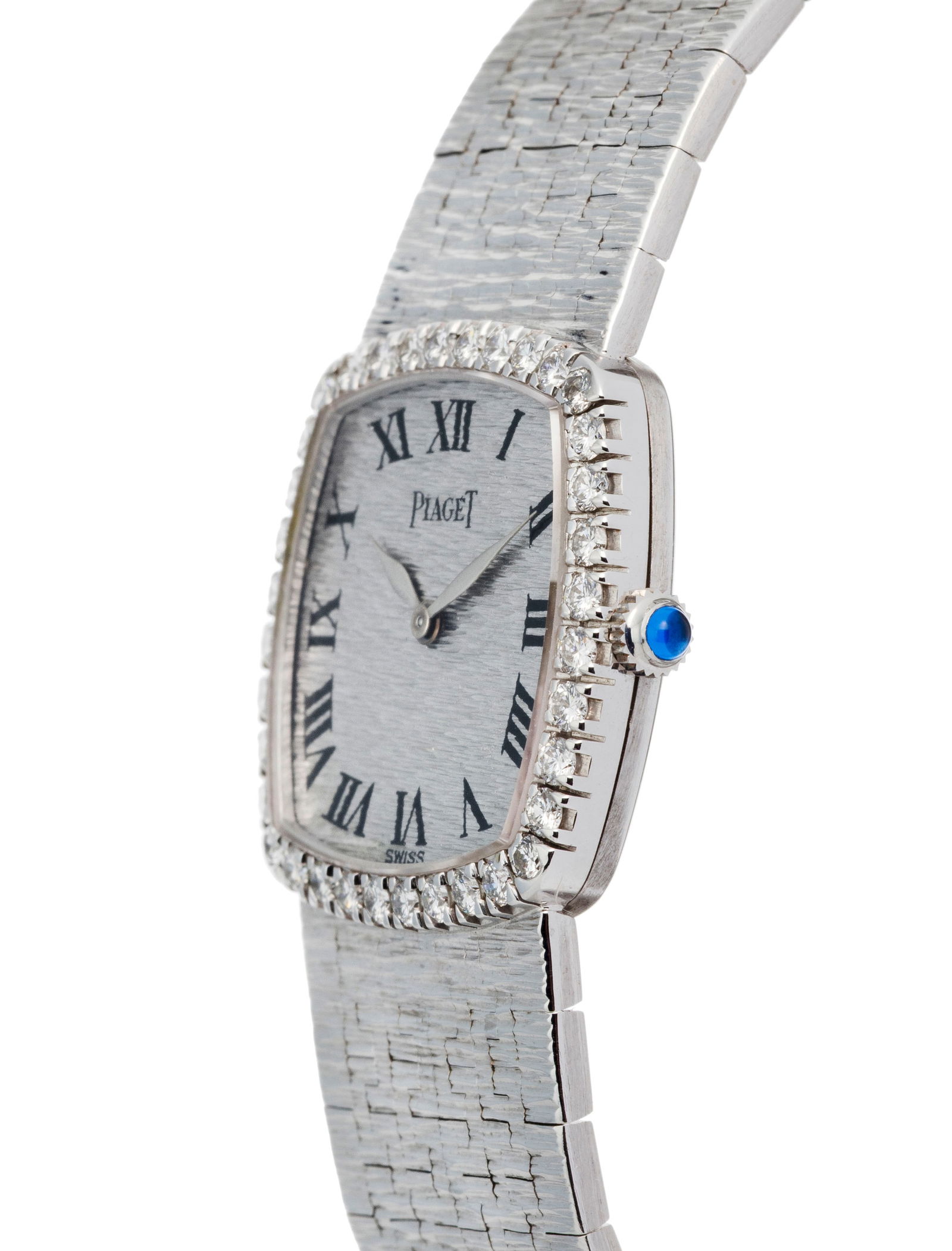 Piaget, réf. 9236 A 6, montre-bracelet en or gris 750 sertie de diamants, années 1970 Mo - 2