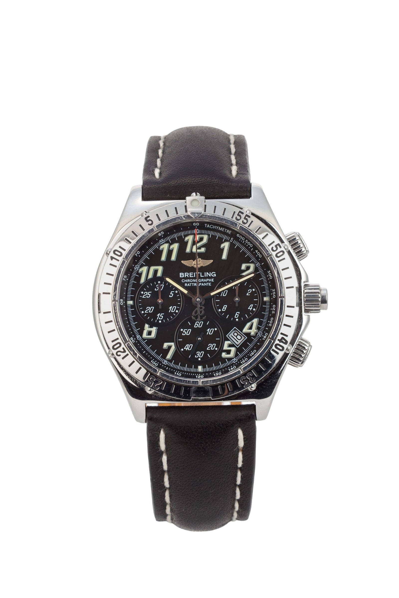 Breitling, Chronoracer Rattrapante, réf. A69048, montre chronographe à rattrapante en acie (1 of 4)