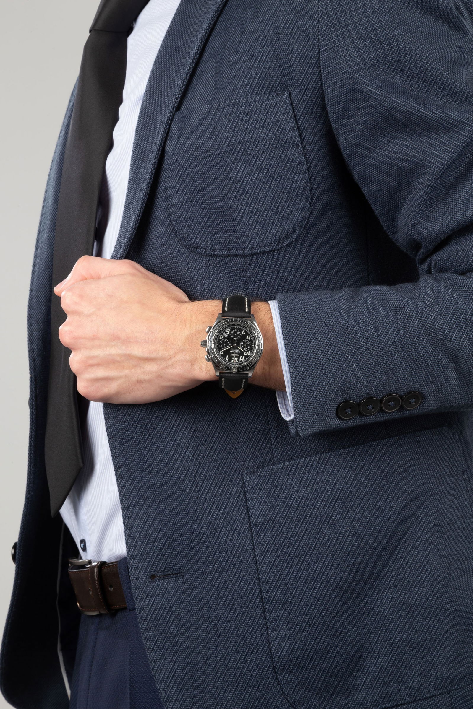 Breitling, Chronoracer Rattrapante, réf. A69048, montre chronographe à rattrapante en acie - 4