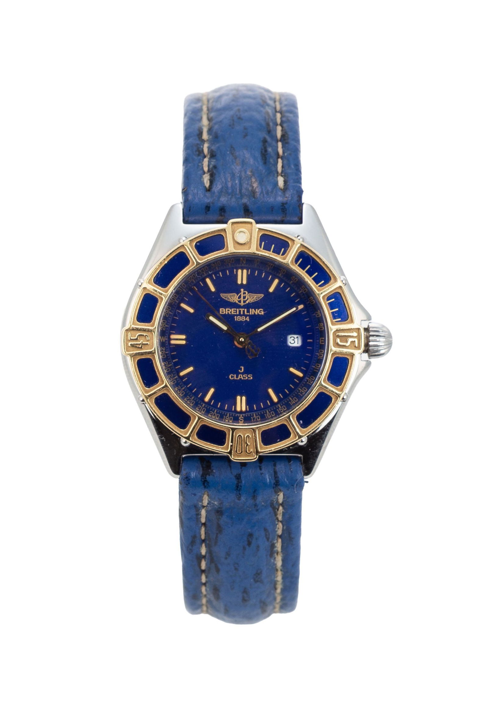 Breitling, J Class, réf. D52064, montre en acier et or, années 1990 Mouvement: cal. ETA  (1 of 4)