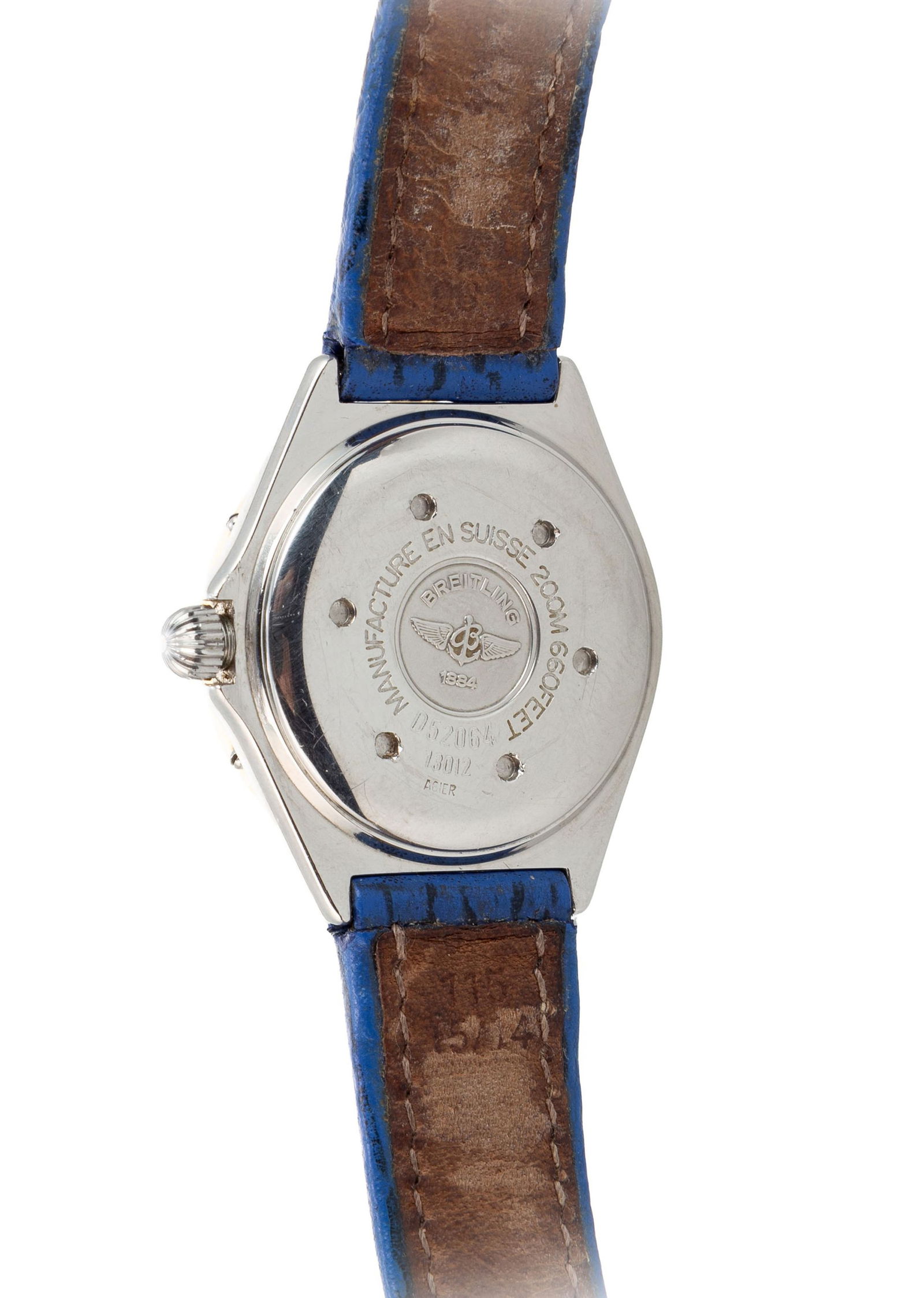 Breitling, J Class, réf. D52064, montre en acier et or, années 1990 Mouvement: cal. ETA  - 3