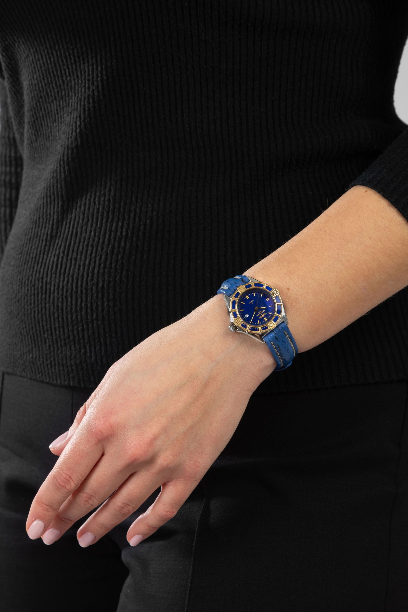 Breitling, J Class, réf. D52064, montre en acier et or, années 1990 Mouvement: cal. ETA  - 4