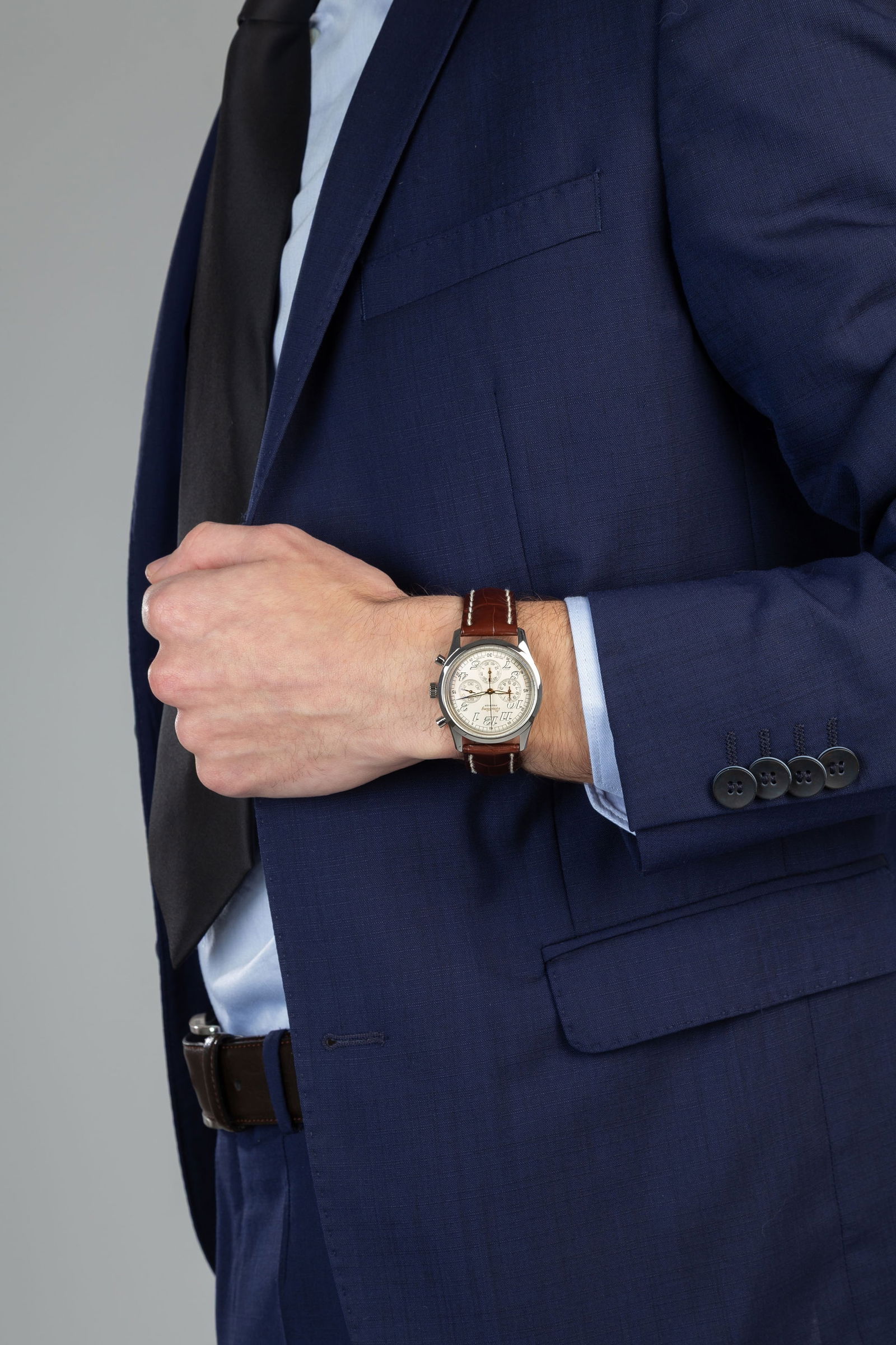 Breitling, Navitimer Premier, réf. A40035, Série Spéciale, montre chronographe en aci - 4