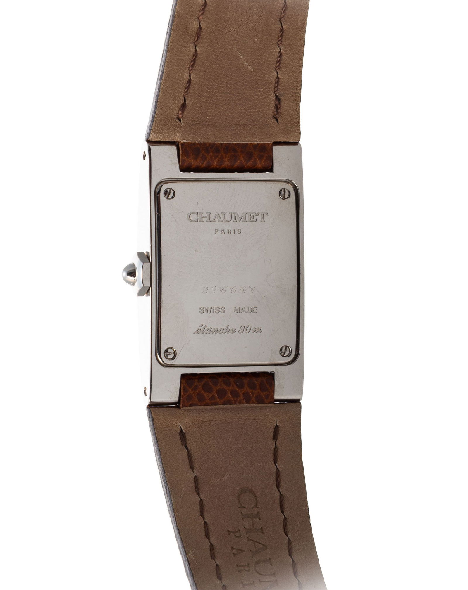 Chaumet, montre en acier avec indication de la date Mouvement: cal. ETA 256.111, quartz, 9 rubis  - 3