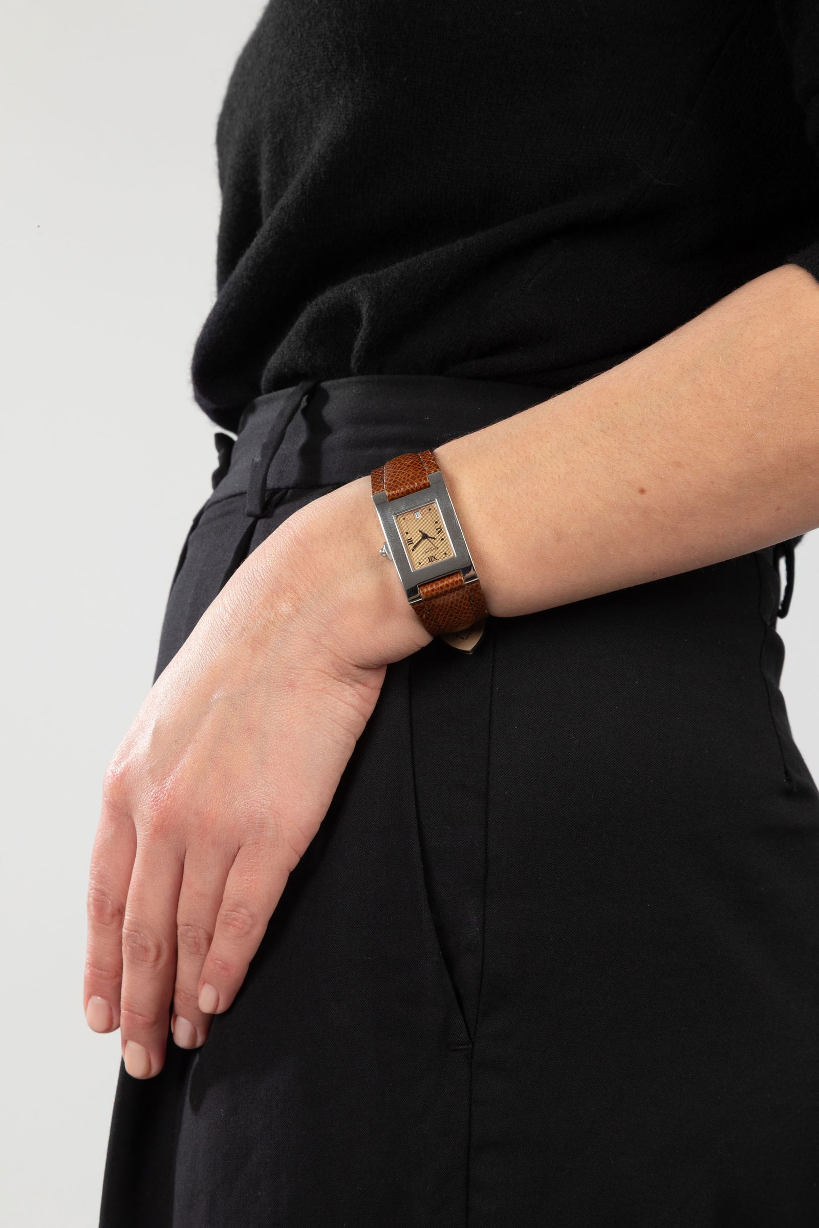 Chaumet, montre en acier avec indication de la date Mouvement: cal. ETA 256.111, quartz, 9 rubis  - 4