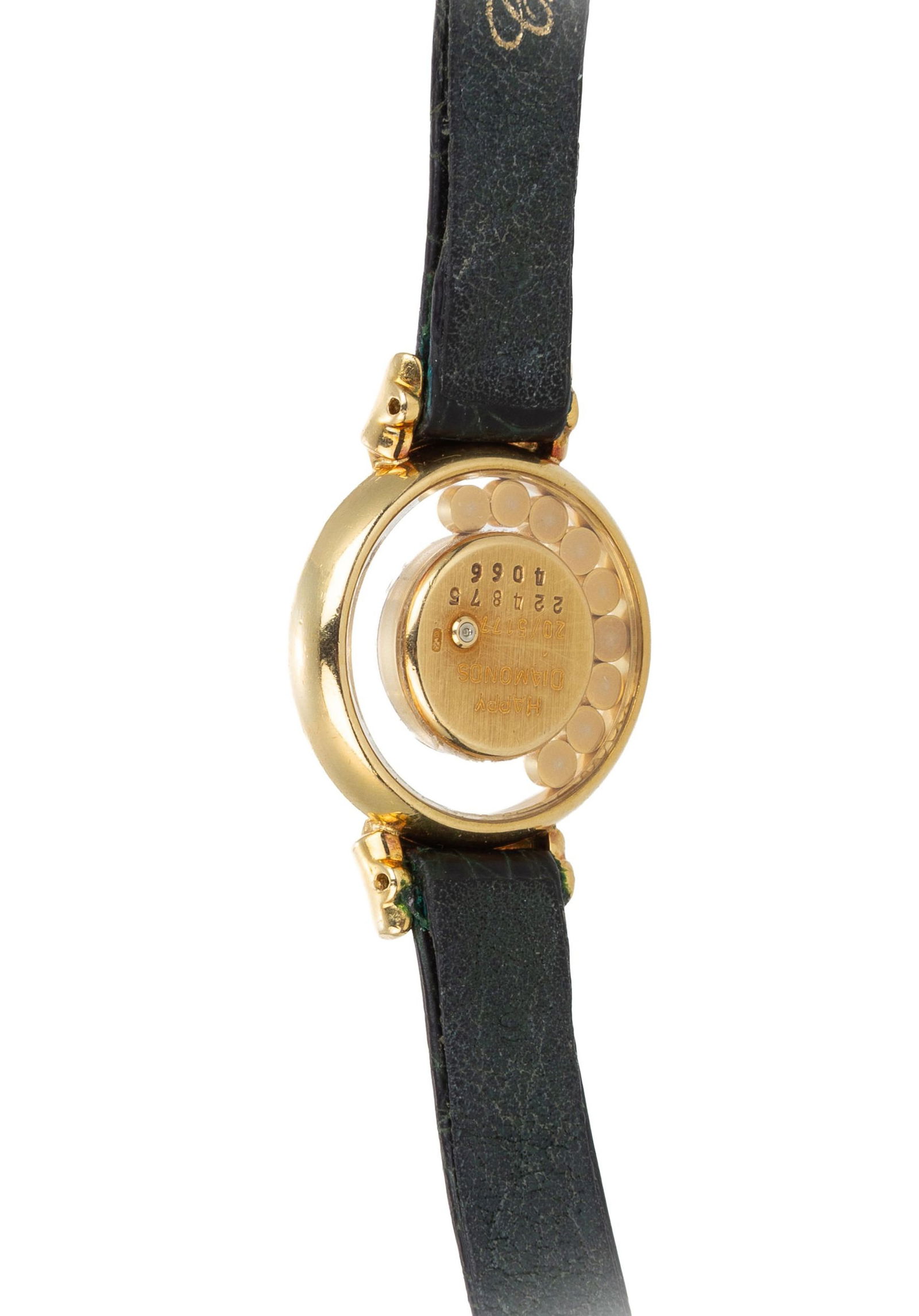 Chopard, Happy Diamonds, réf. 20/5177/4066, montre en or 750 ornée de diamants dont 9 mobi - 3