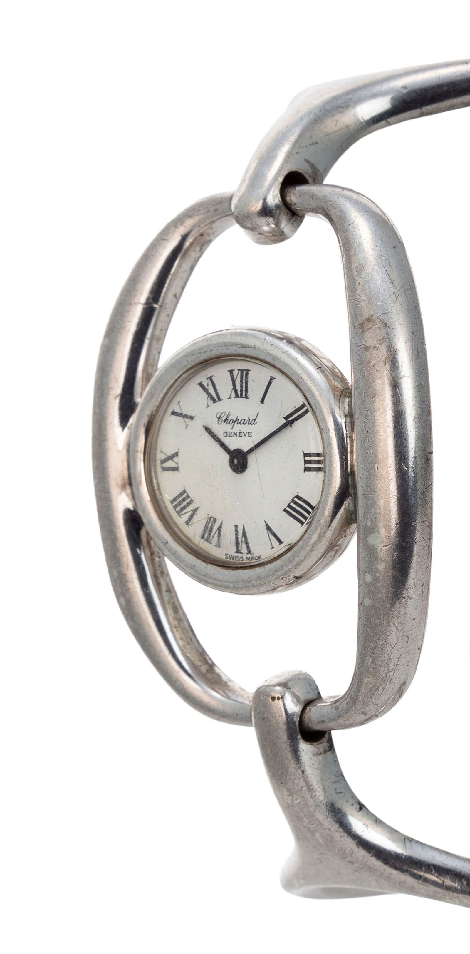 Chopard, Etrier, réf. 5030, montre-bracelet en argent, années 1970 Mouvement: cal. ETA 2 - 2