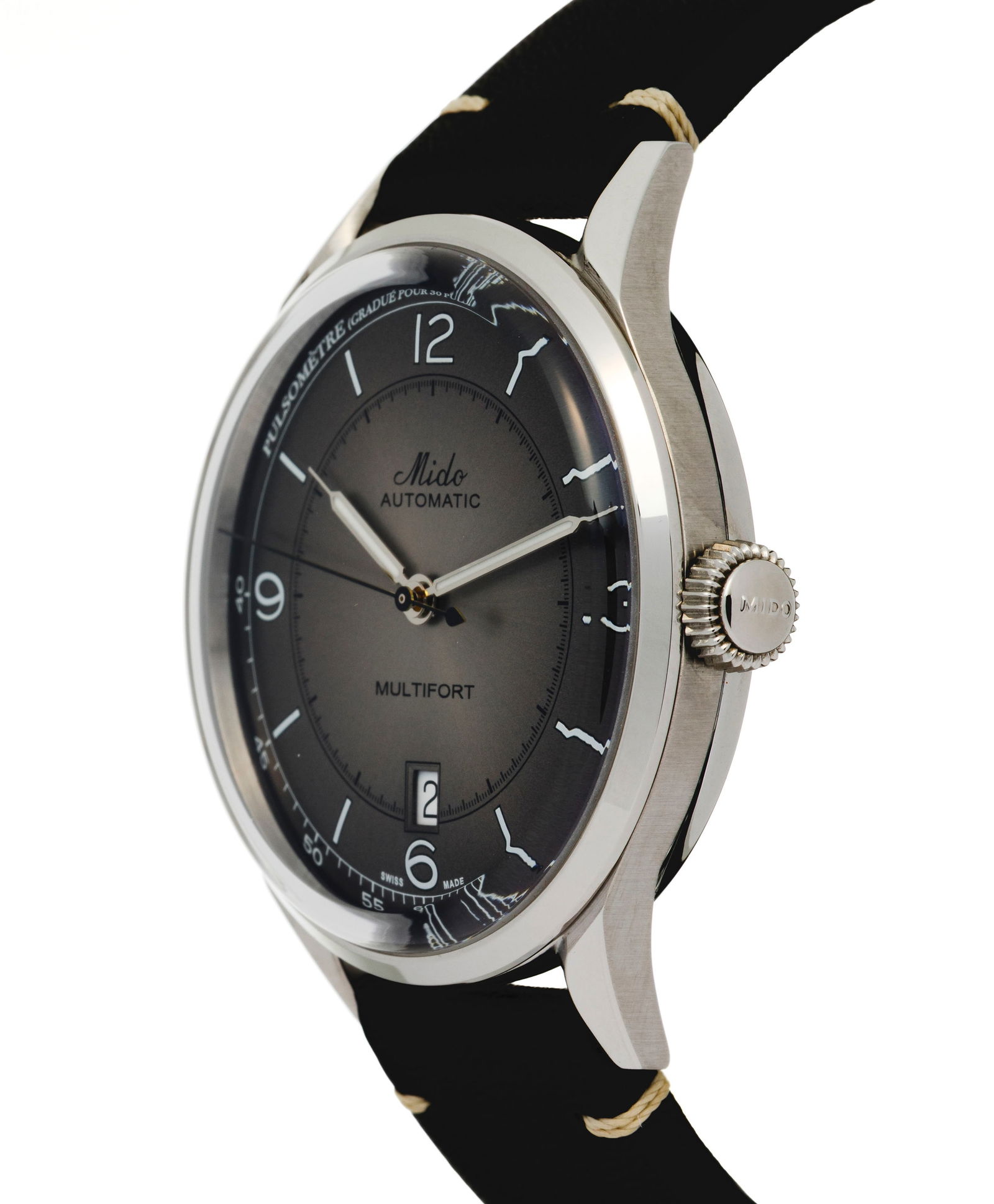 Mido, Multifort, réf. M040407A, montre en acier, circa 2021 Mouvement: cal. 80/ETA CO7621, au - 2