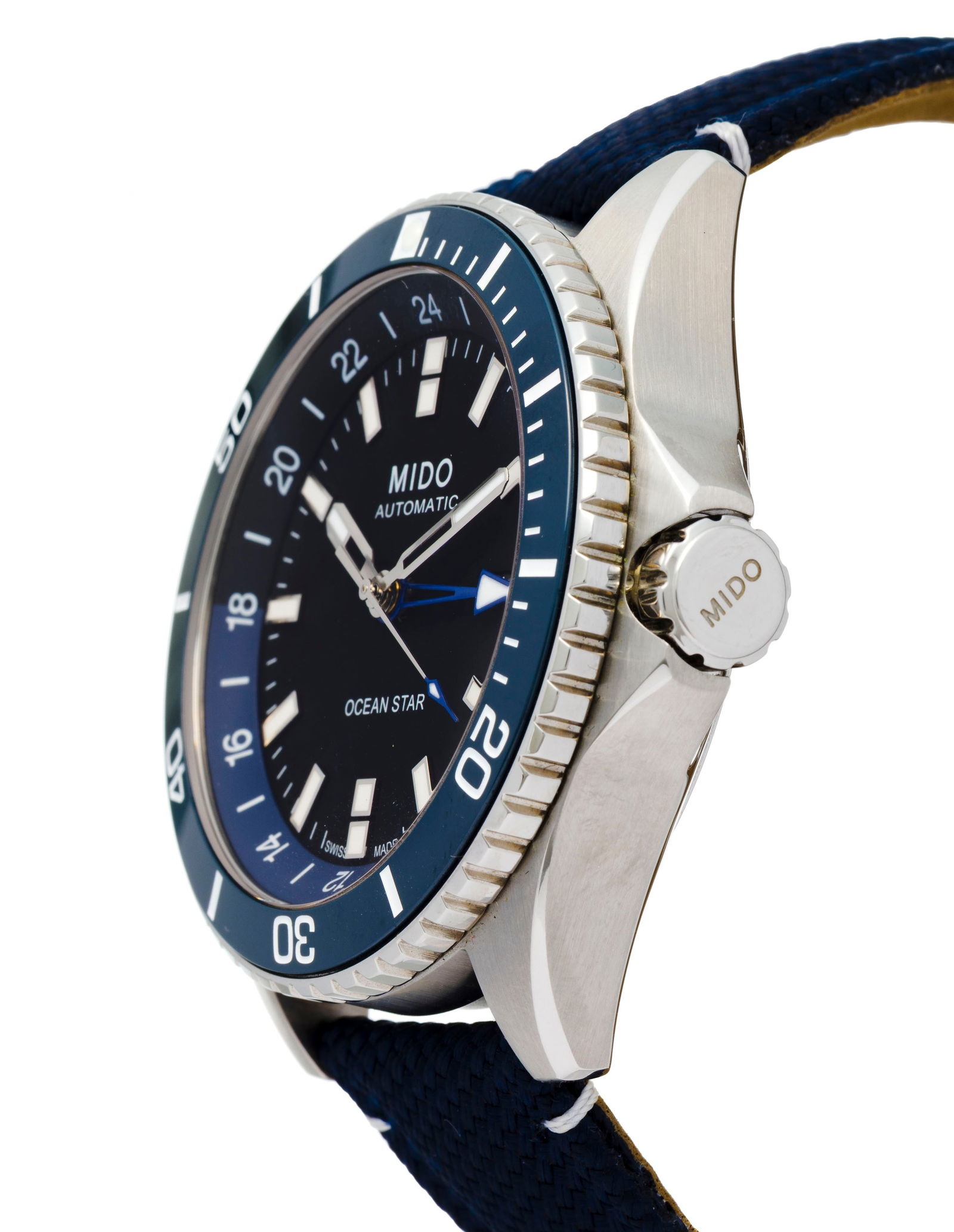 Mido, Ocean Star, réf. M026629A, montre en acier avec indication d'un deuxième fuseau hora - 2