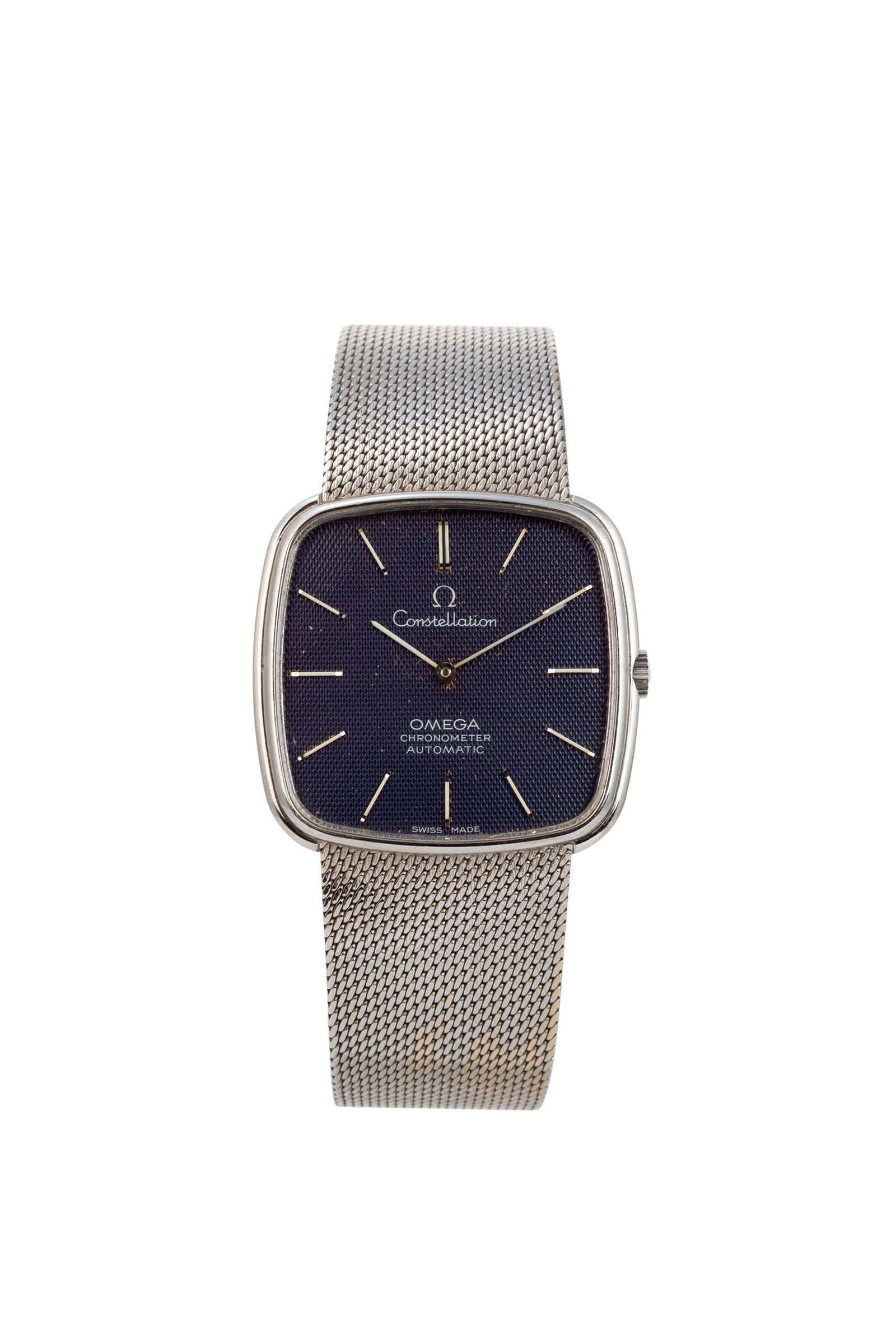 Omega, Constellation, réf. 8371, montre-bracelet en or gris 750, années 1970 Mouvement:  (1 of 4)