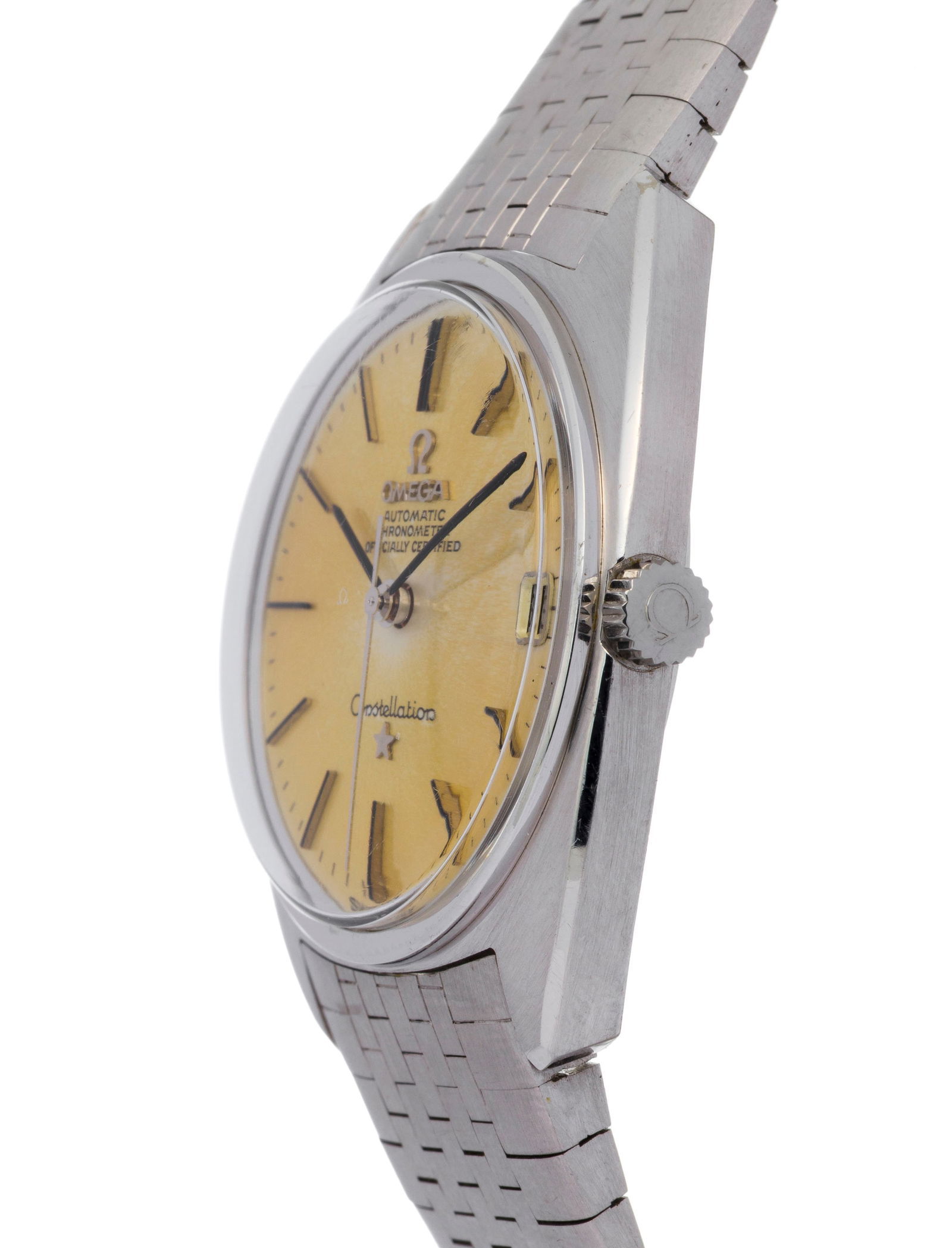 Omega, Constellation, réf. 168.009/168.017, montre-bracelet en or gris 750 Mouvement: cal. 56 - 2