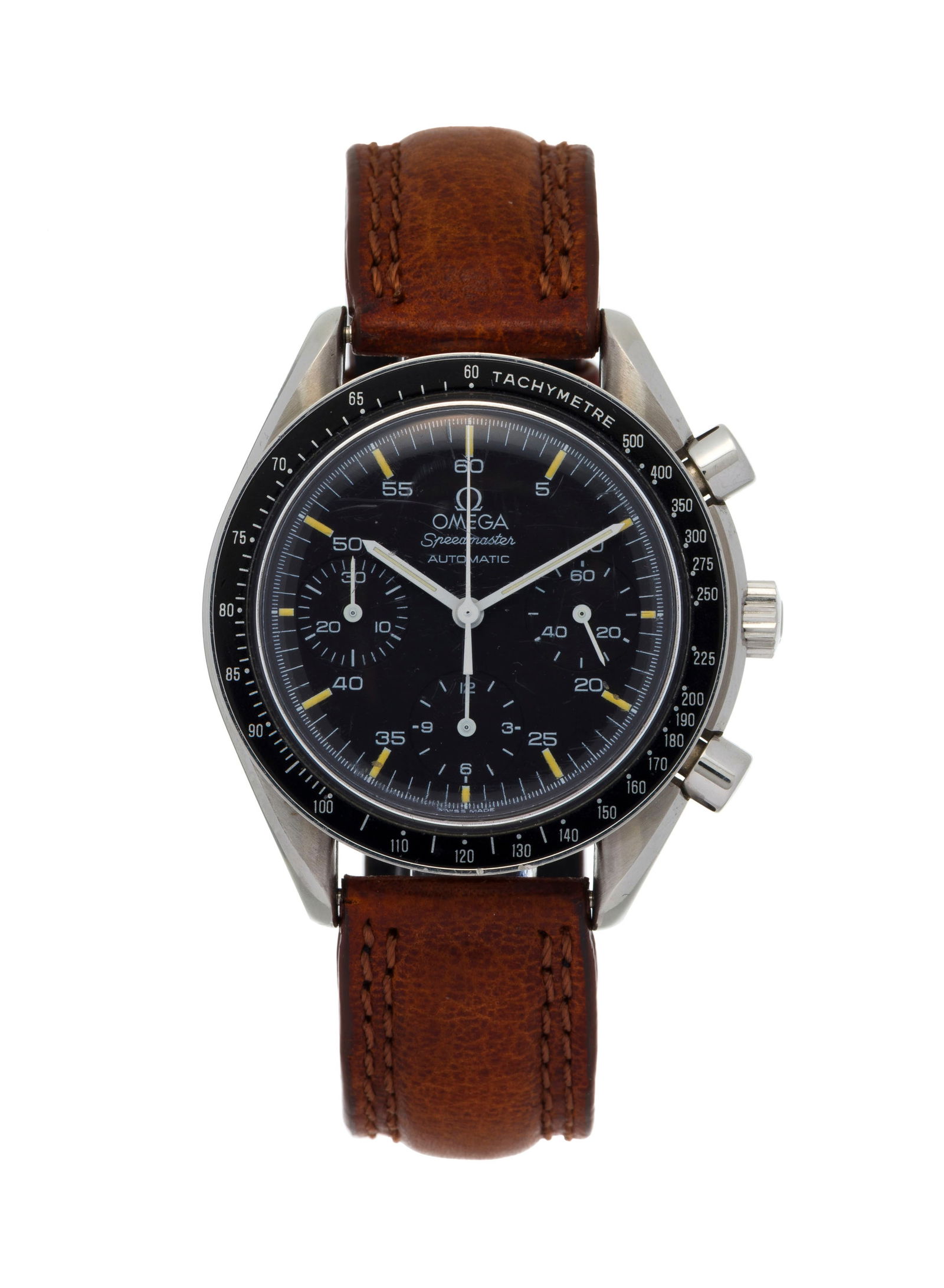 Omega, Speedmaster Reduced, réf. 175.0032/175.0033, montre chronographe en acier, années 1 (1 of 4)