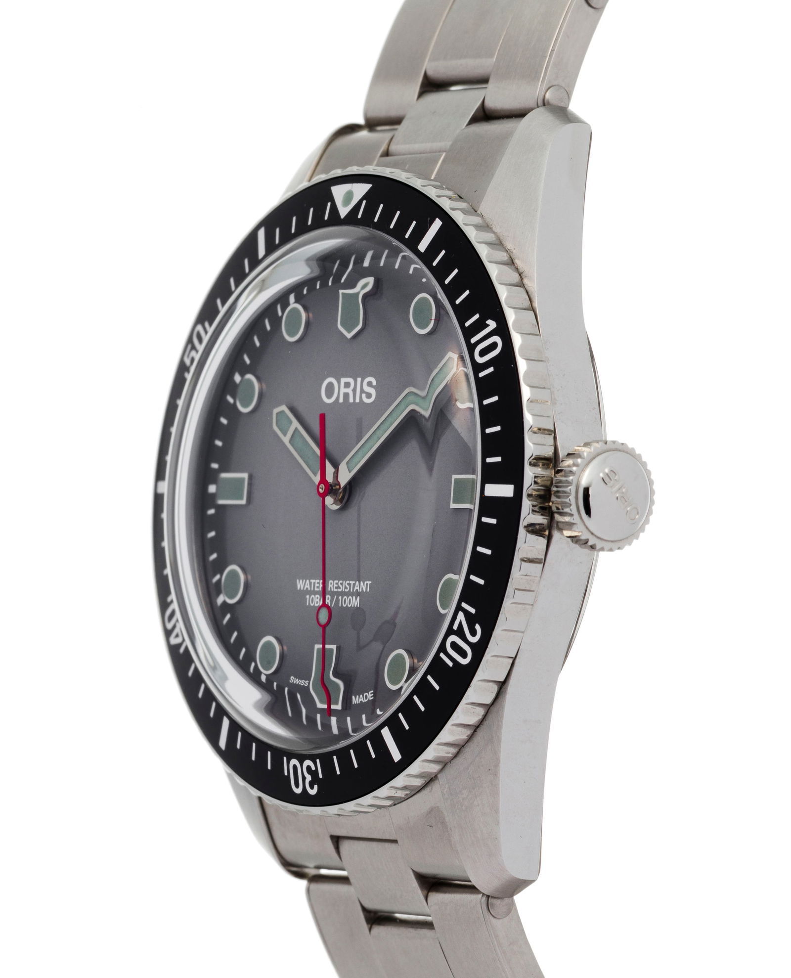 Oris, montre-bracelet en acier Mouvement: cal. 733/SW200-1, automatique, 26 rubis Boîtier:  - 2