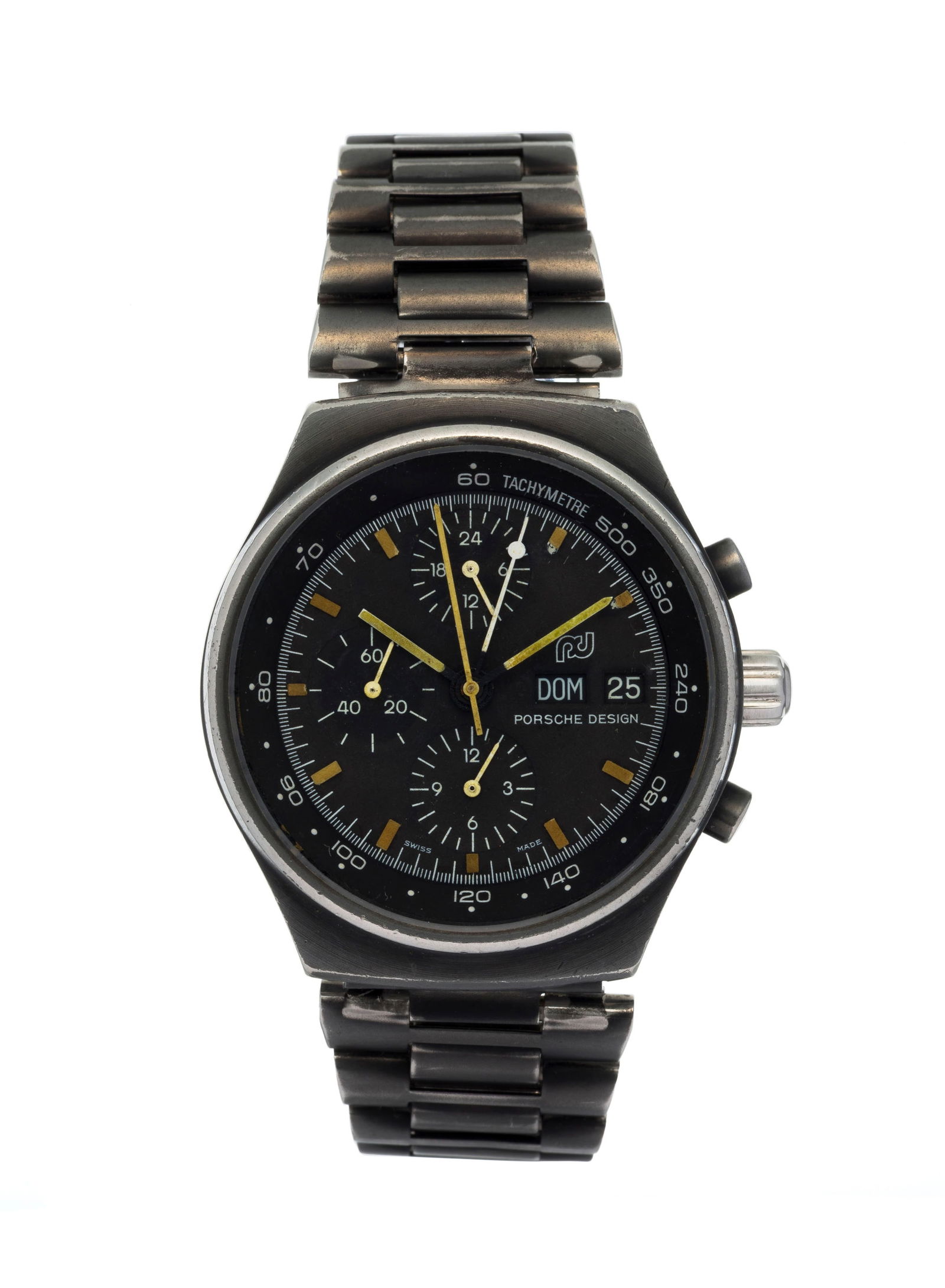 Porsche Design, montre-bracelet chronographe en acier noirci Mouvement: cal. 5100, automatique, 17 (1 of 4)