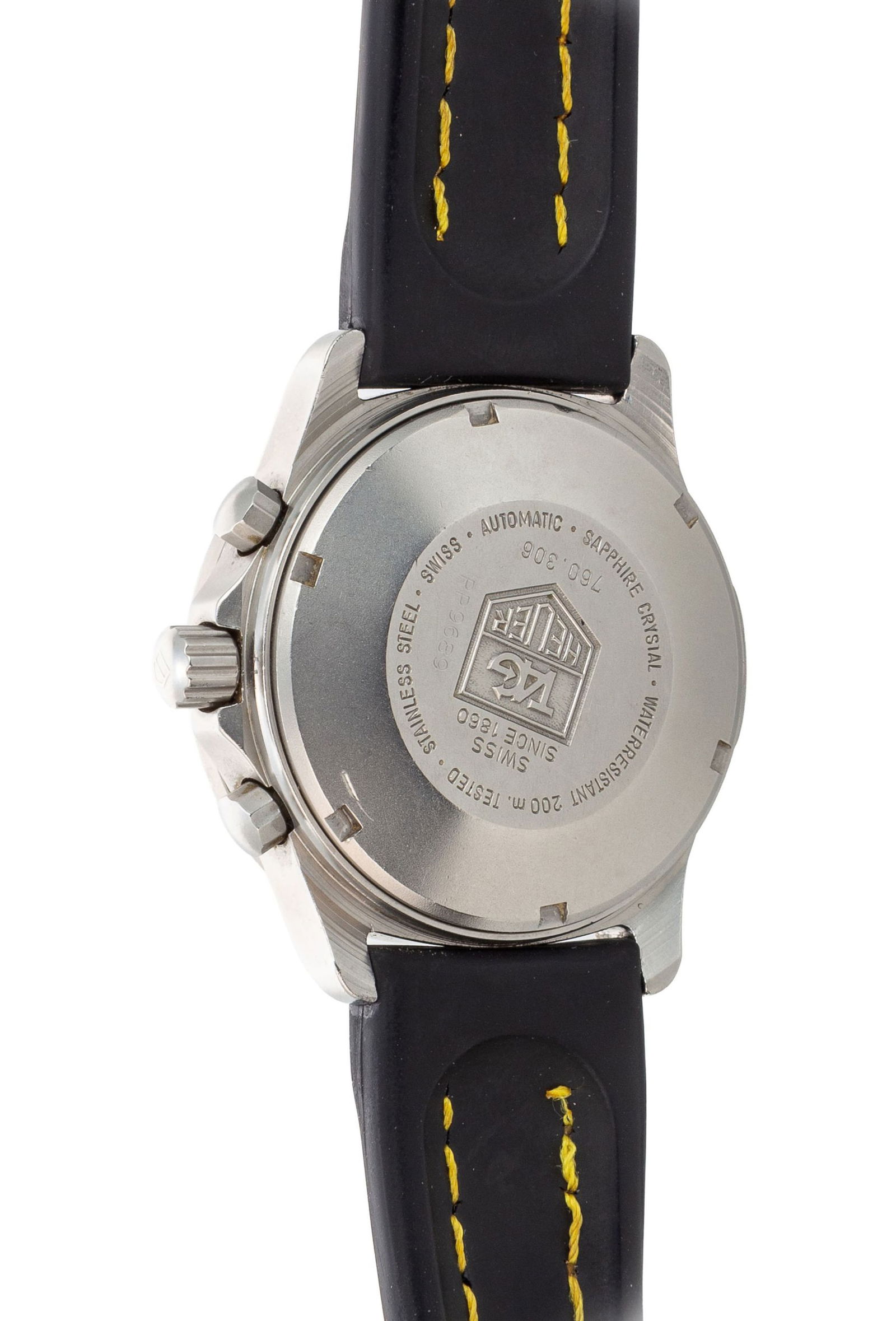 Tag Heuer, réf. 760.306, montre chronographe en acier, années 1990 Mouvement: cal. 4.95/ - 3