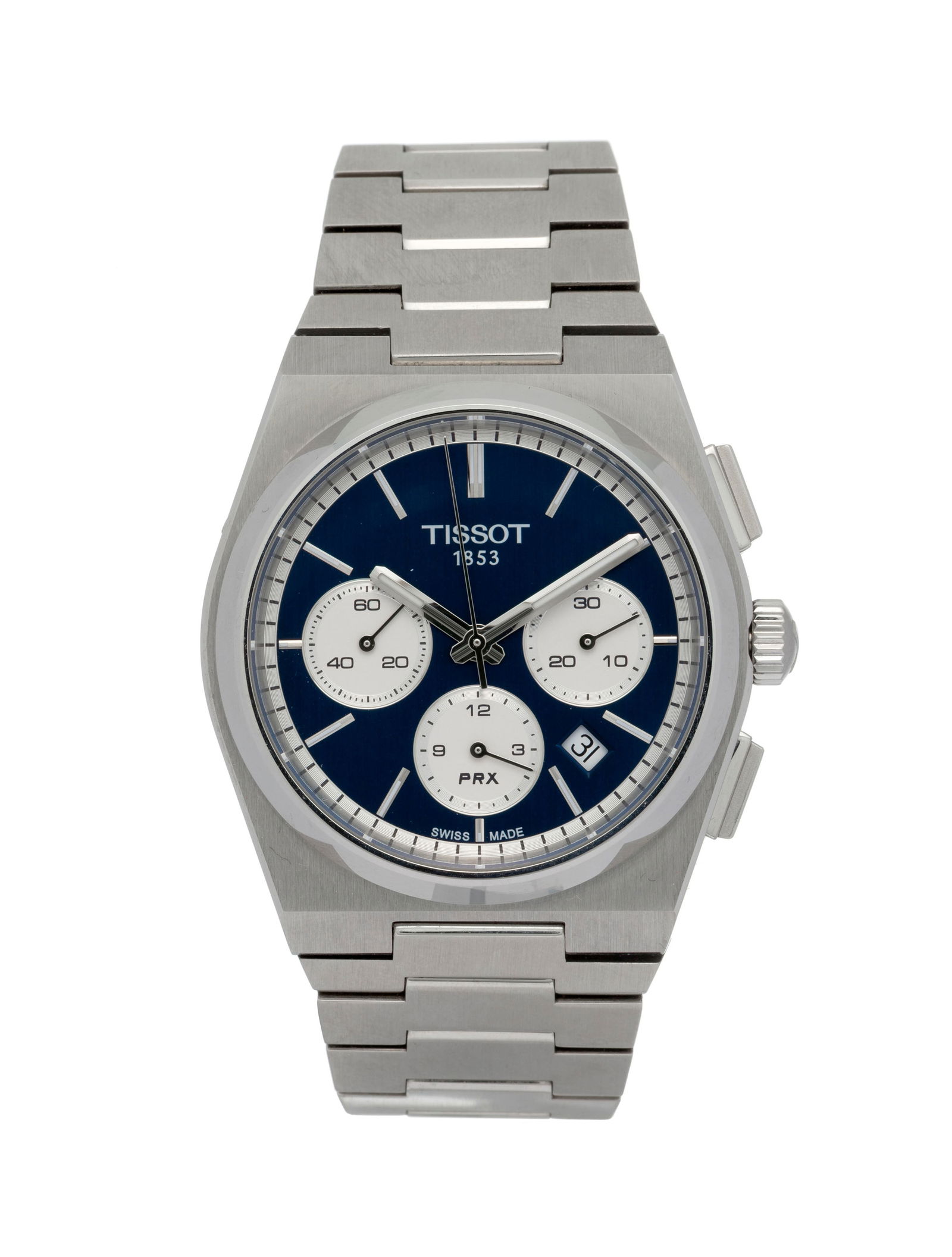 Tissot, PRX, réf. T137427A, montre-bracelet chronographe en acier Mouvement: automatique, 27  (1 of 4)