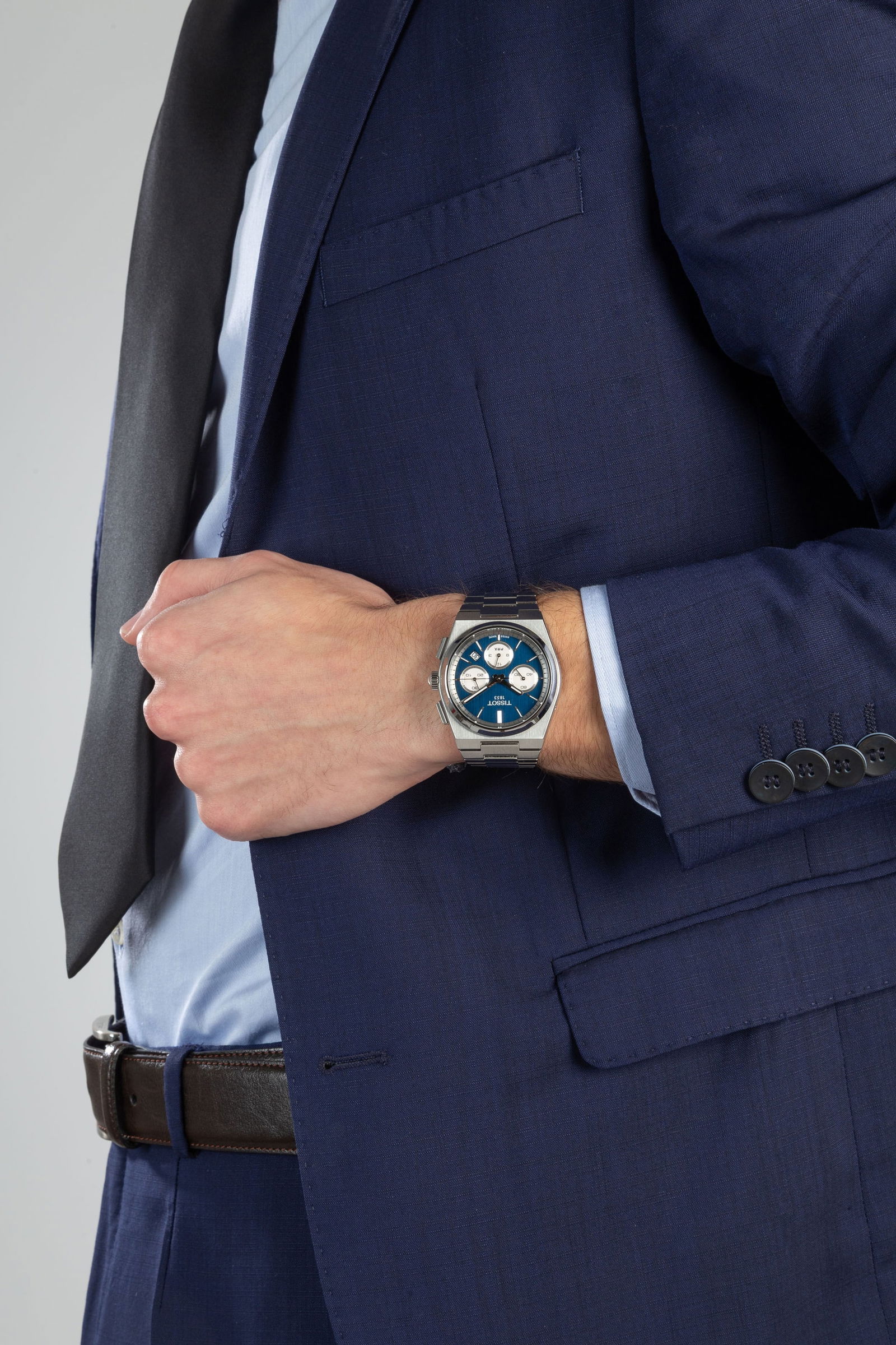 Tissot, PRX, réf. T137427A, montre-bracelet chronographe en acier Mouvement: automatique, 27  - 4