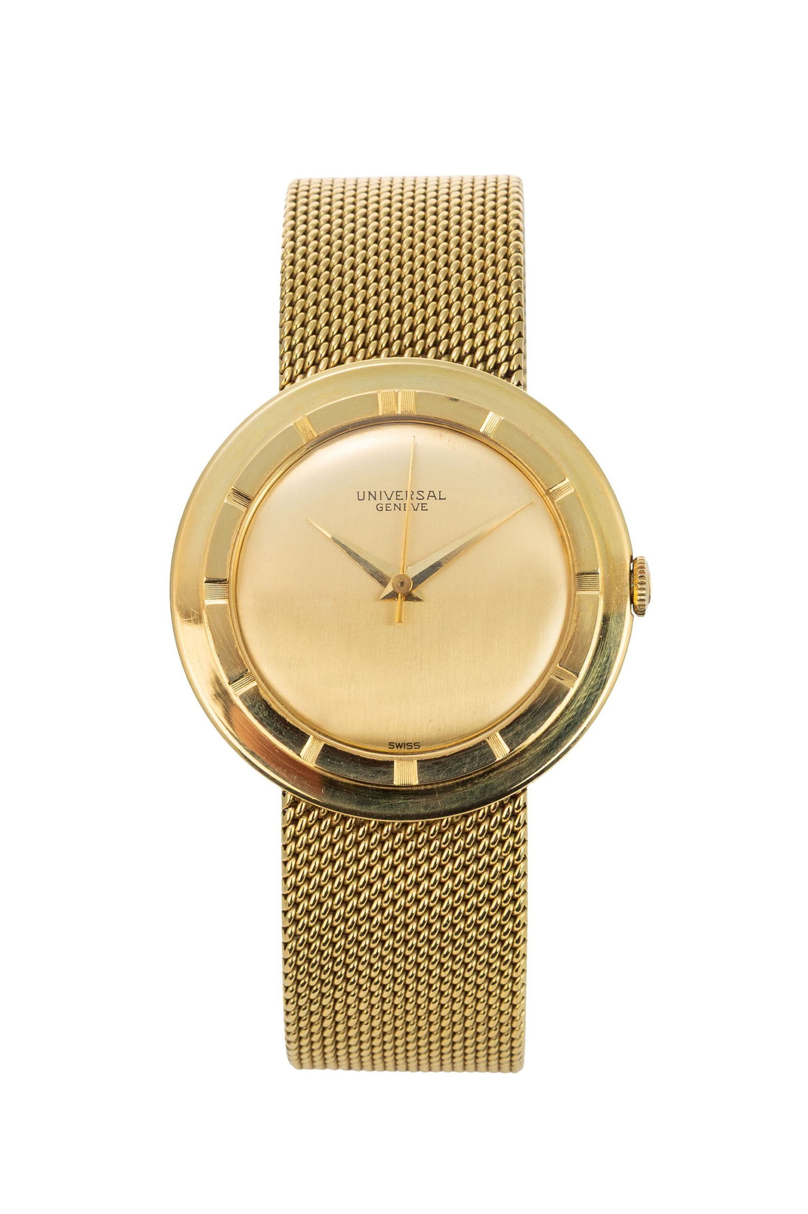 Universal, réf. 106525-1, montre-bracelet en or 750 , années 1970-80 Mouvement: cal. 332 (1 of 4)