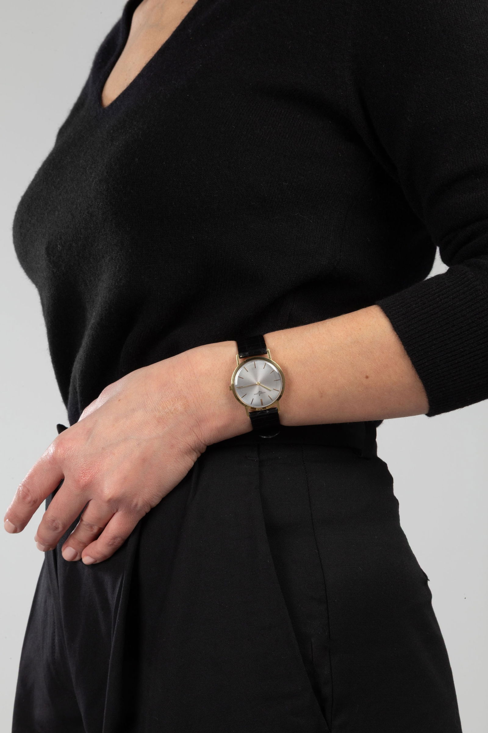 Ulysse Nardin, montre extra plate en or 750, années 1950-60 Mouvement: mécanique, 18 rub - 4