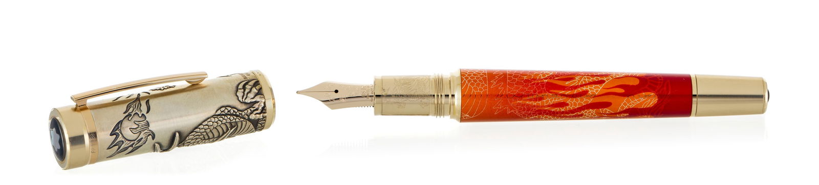 Montblanc, A Journey among Dragons, The Vermilion Dragon, Ed. Limitée n°13/88, stylo plume - 2