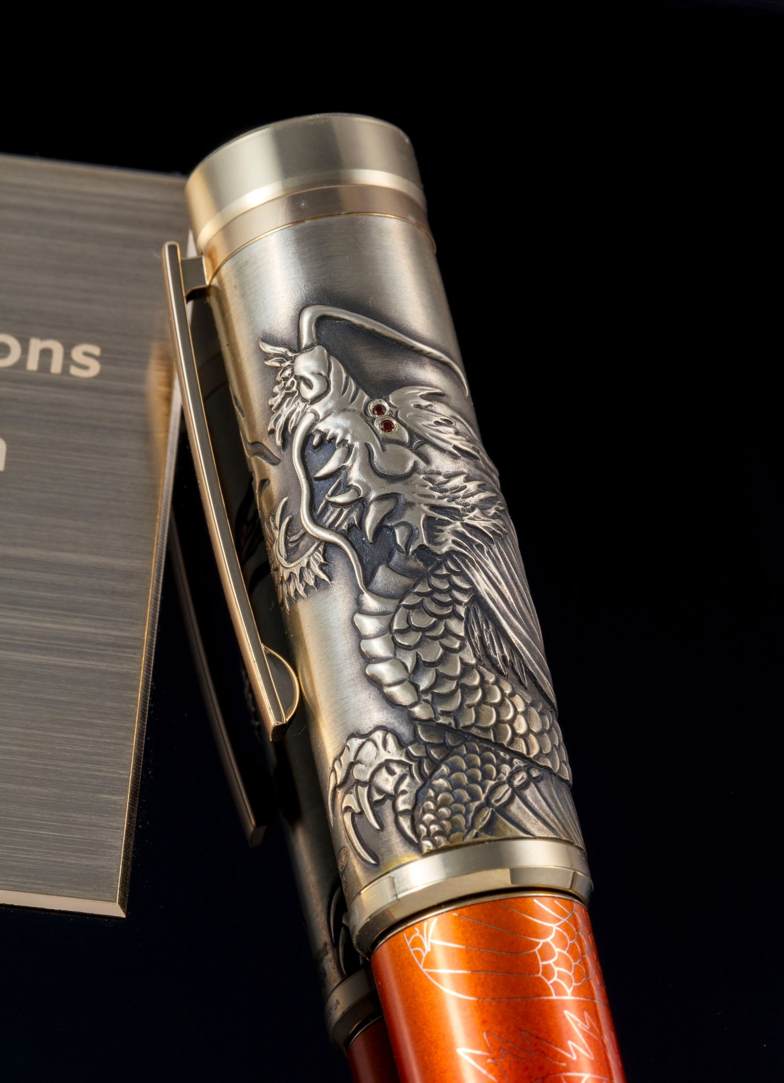 Montblanc, A Journey among Dragons, The Vermilion Dragon, Ed. Limitée n°13/88, stylo plume - 4