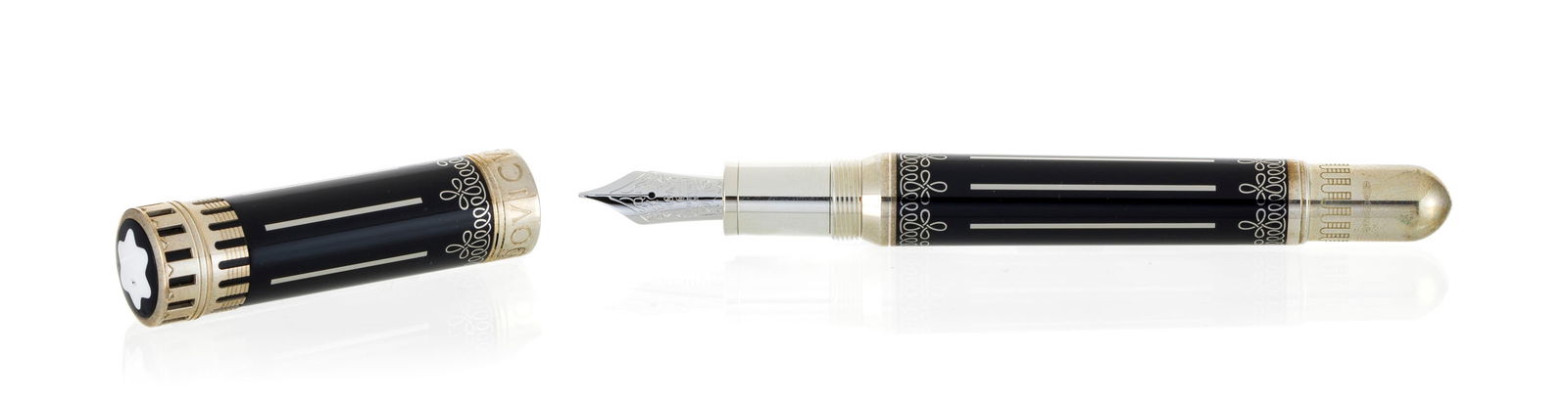 Montblanc, Patron of Arts, Ludovico Sforza, Ed. Limitée n°1564/4810, stylo plume plaqu - 2