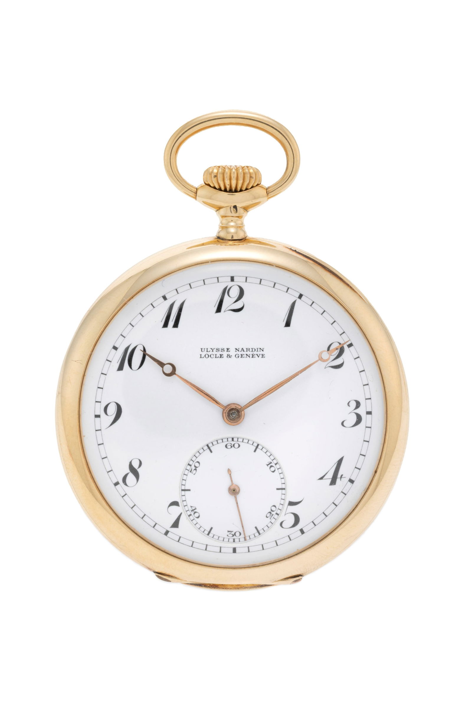 Ulysse Nardin, montre de poche petite seconde en or 750 Mouvement: mécanique, n°63026  (1 of 3)