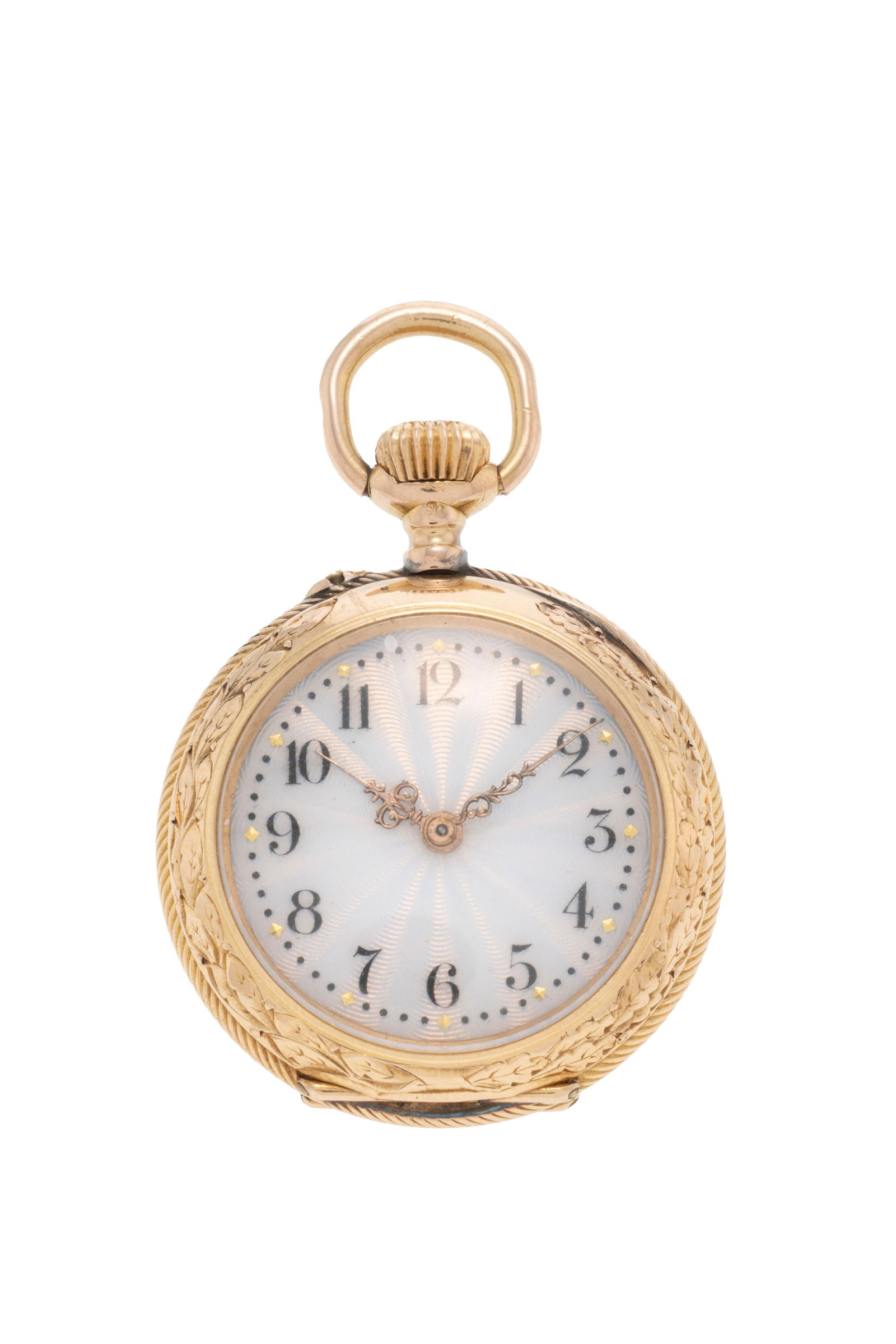 Grisel & Fils, pour le Tir fédéral de Neuchâtel, montre de poche en or 750 ornée (1 of 4)