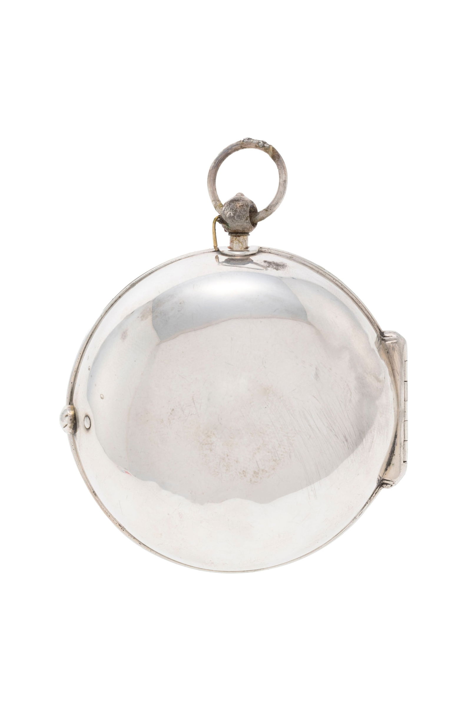 John Lampe London, montre de poche à coq en argent avec boîtier de protection, XVIIIe s.  - 3