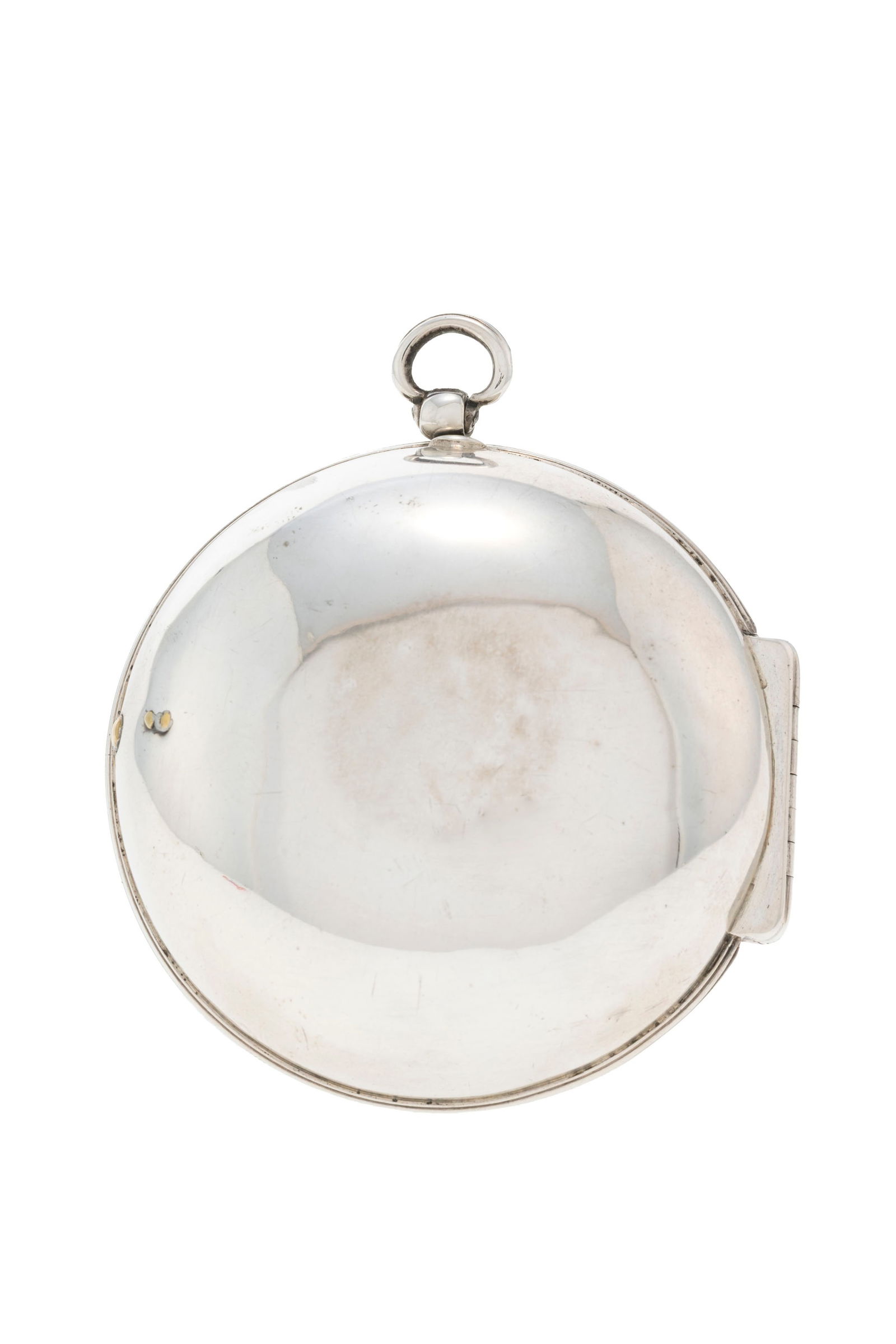 Ellis London, montre de poche à coq et boîtier de protection en argent, XVIIIe s. Mouvem - 4