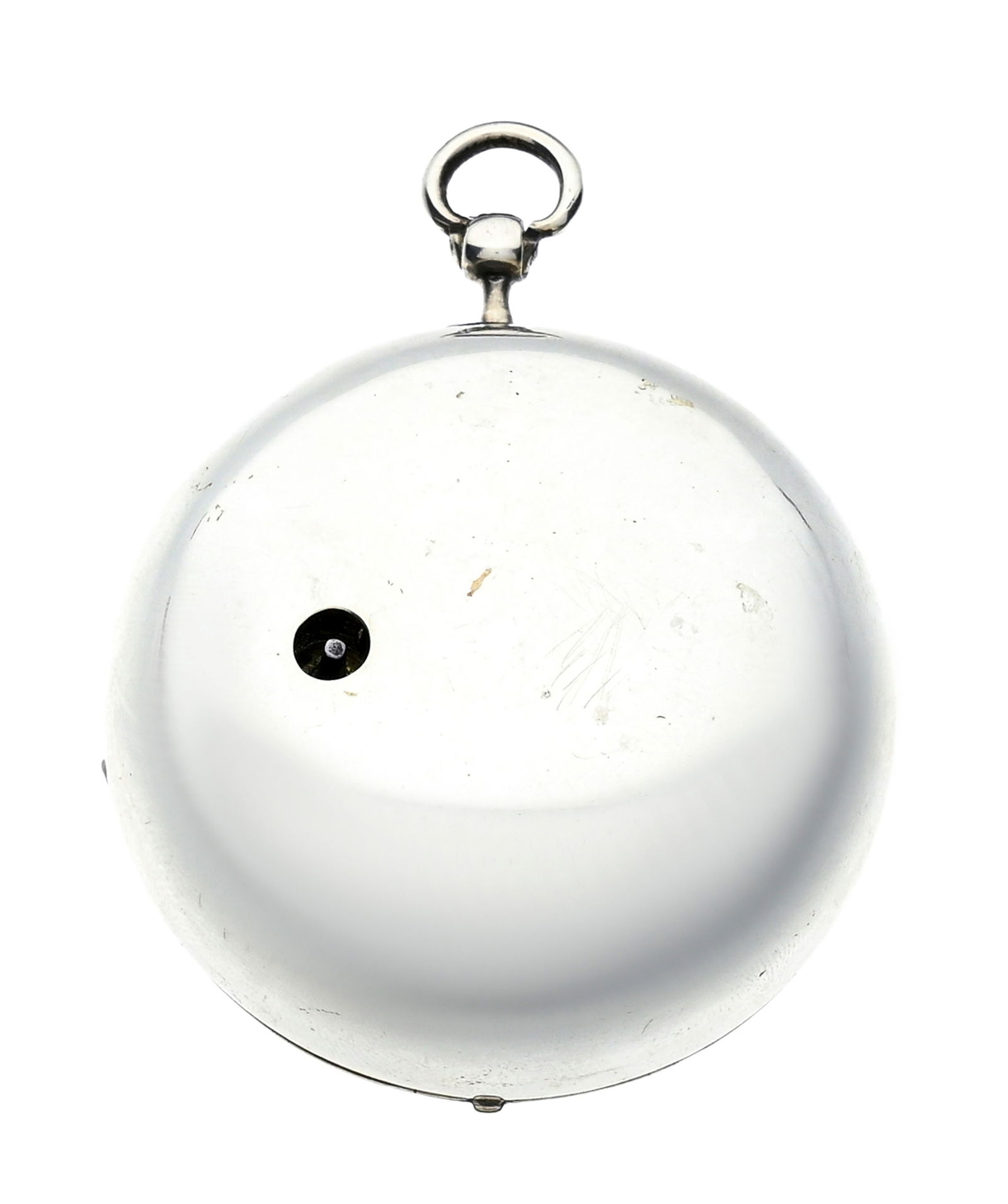 Ellis London, montre de poche à coq et boîtier de protection en argent, XVIIIe s. Mouvem - 6