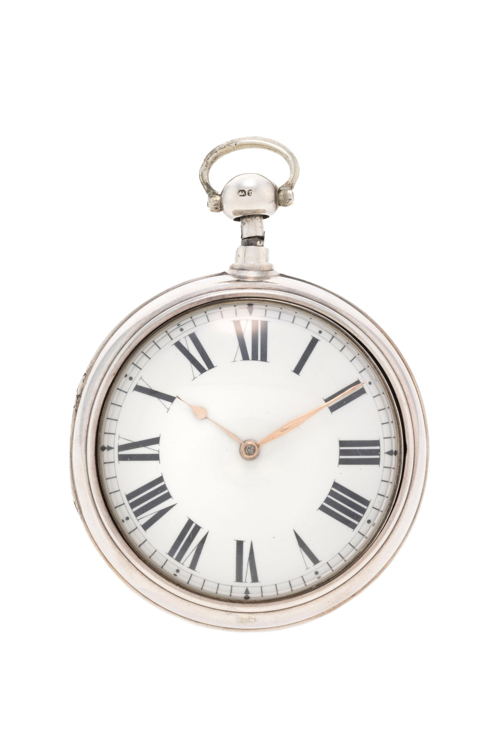 Wightwick & Moss Ludgate Street, montre de poche à coq à répétition en argent aj: Wightwick & Moss Ludgate Street, montre de poche à coq à répétition en argent ajouré et gravé de motifs floraux, boîtier de protection en argent repoussé