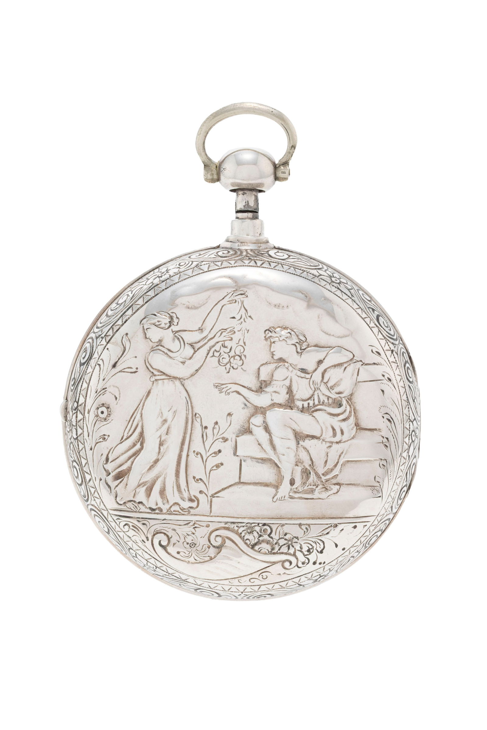 Wightwick & Moss Ludgate Street, montre de poche à coq à répétition en argent aj - 3