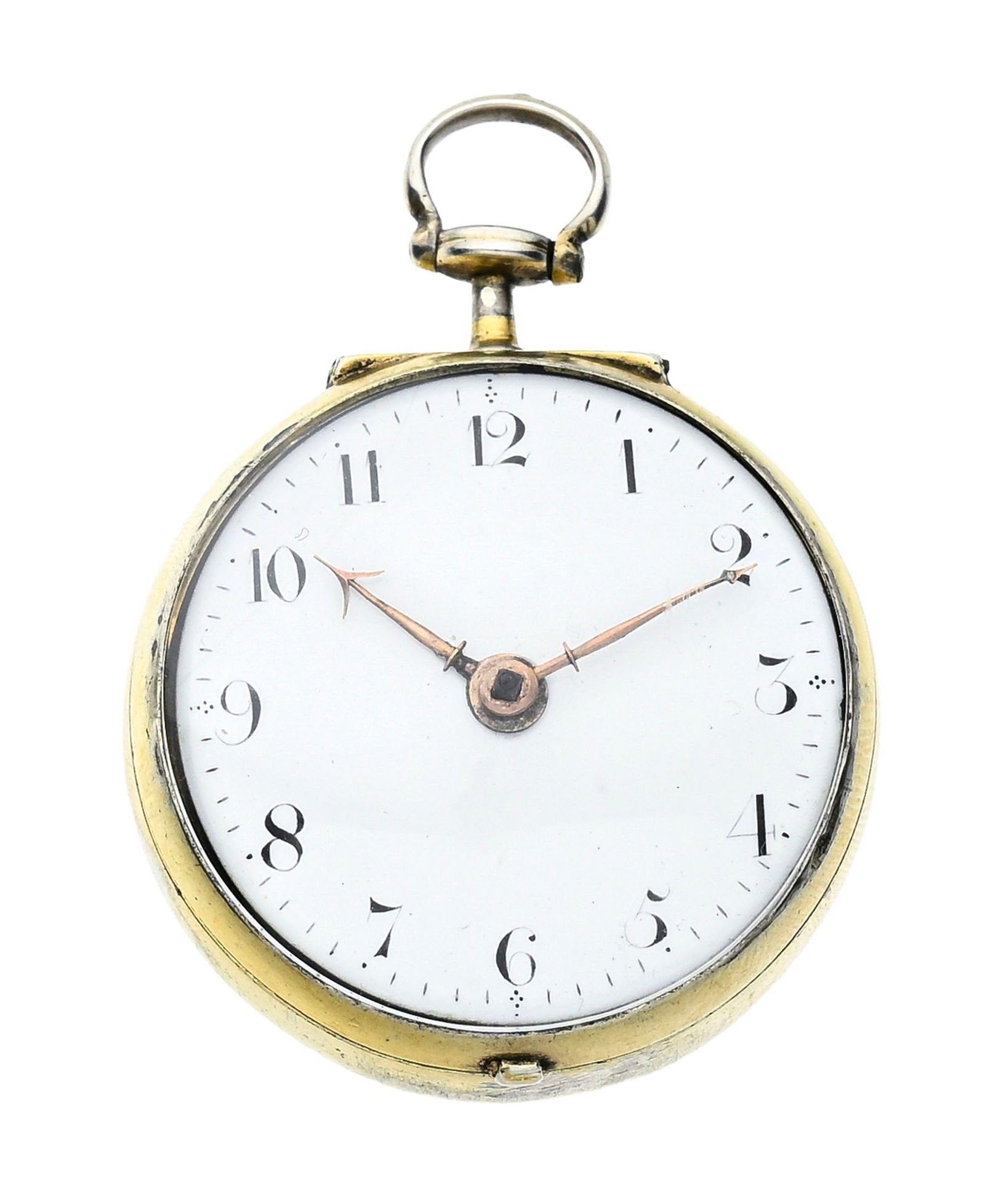 Gardner London, montre de poche à coq en vermeil avec son boîtier de protection en vermeil - 6