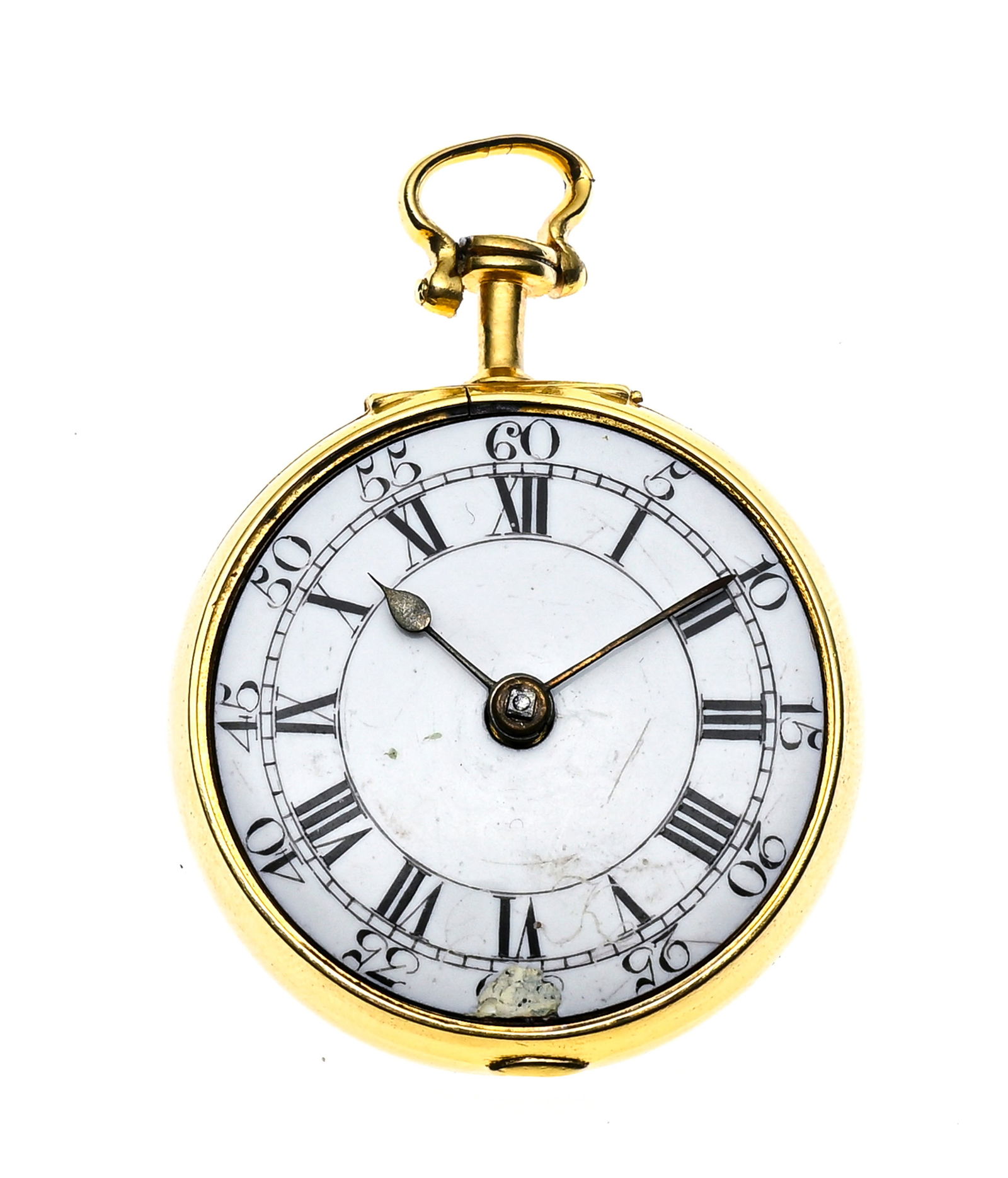 Simmons London, montre de poche à coq en laiton avec boîtier de protection en laiton orn&# - 5