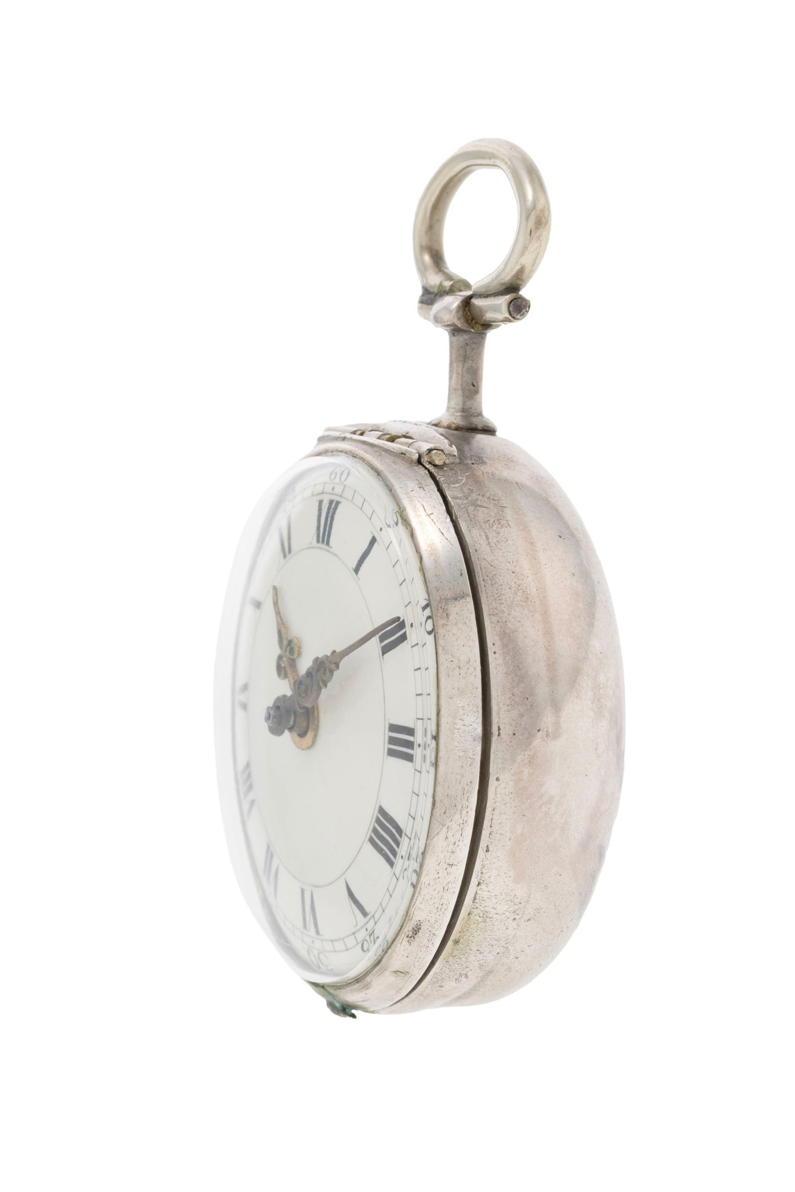 Esquivillon & De Choudens, montre de poche à coq en argent, 2ème partie XVIIIe s. Mouvem - 2