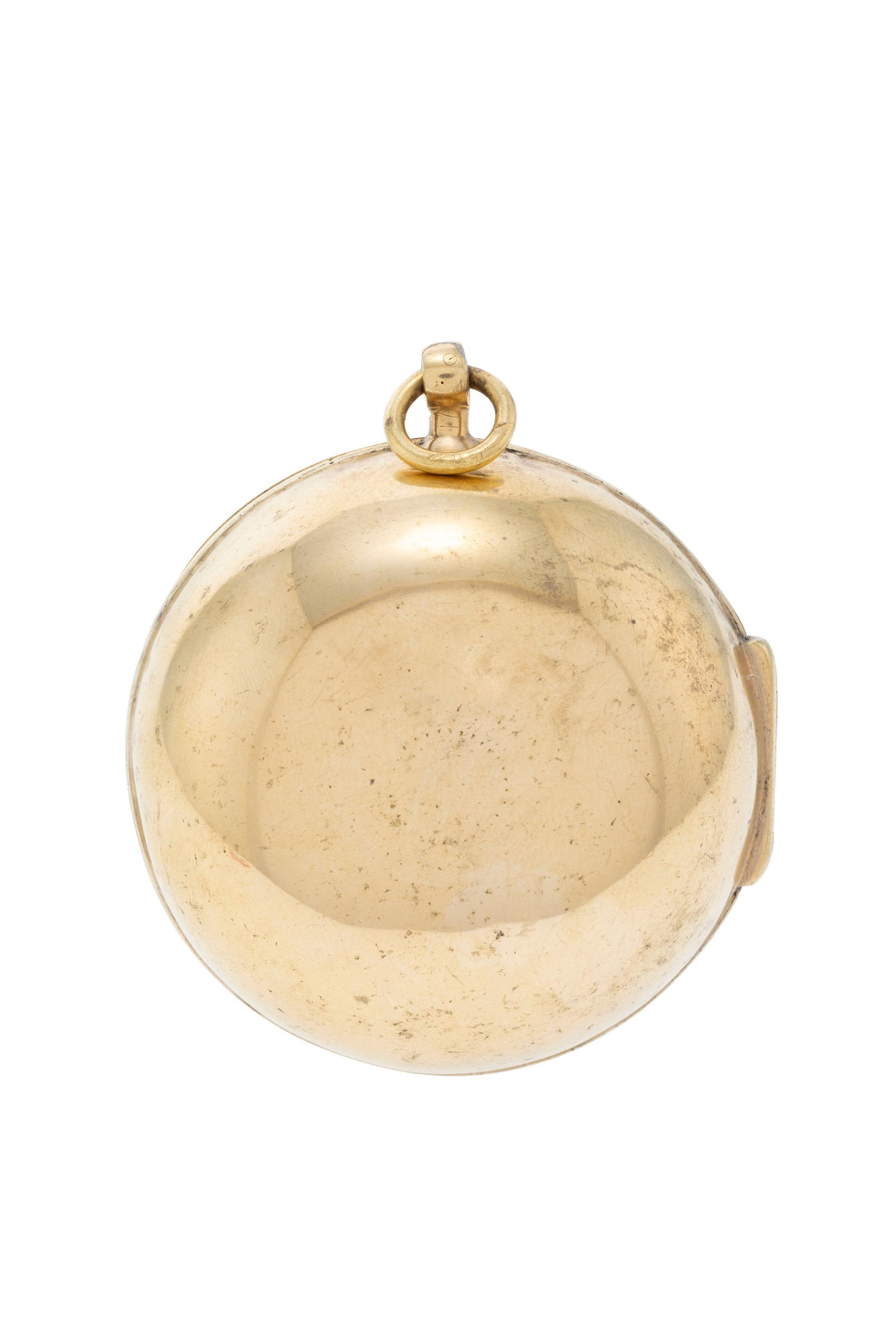 Jean Gosselin Paris, montre de poche à coq en laiton, XVIIIe s. Mouvement: mécanique, n& - 4