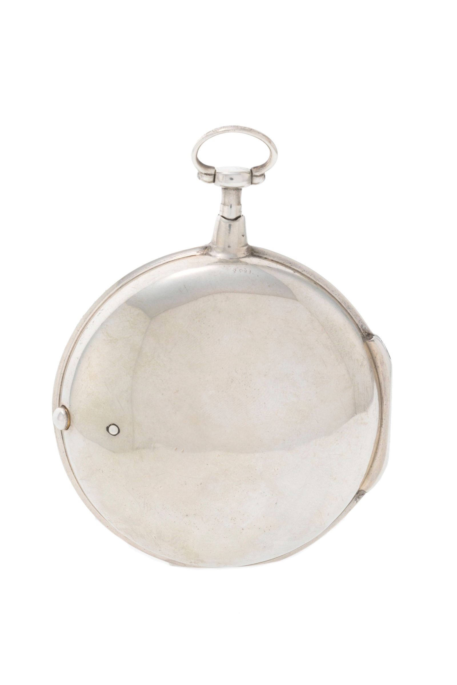 Montre de poche et boîtier de protection en argent, XIXe s. Mouvement: mécanique Bo - 4