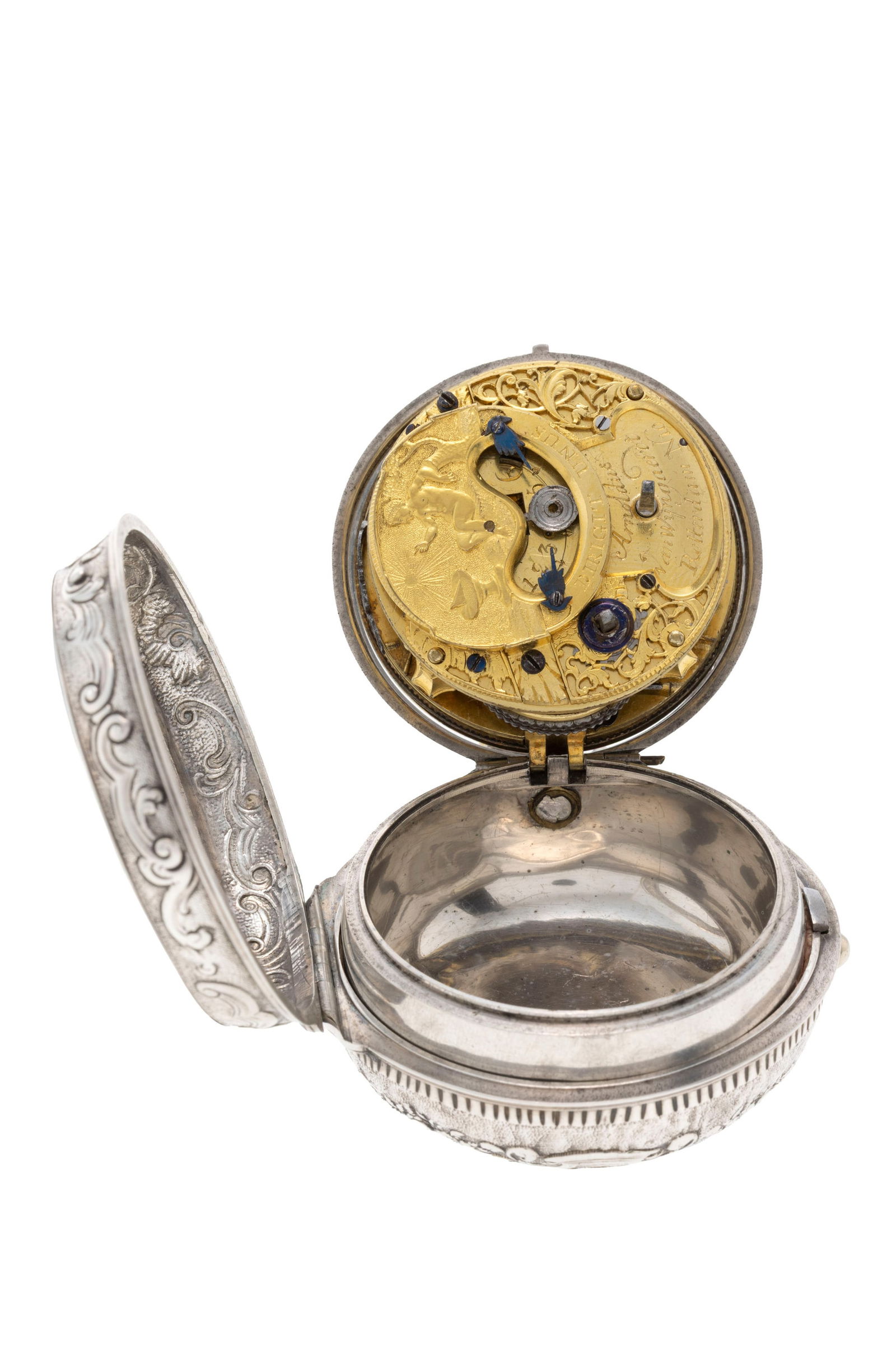 Arnoldus Van Wyngaerdt Rotterdam, montre de poche en argent avec indication de la date, boîtier - 4