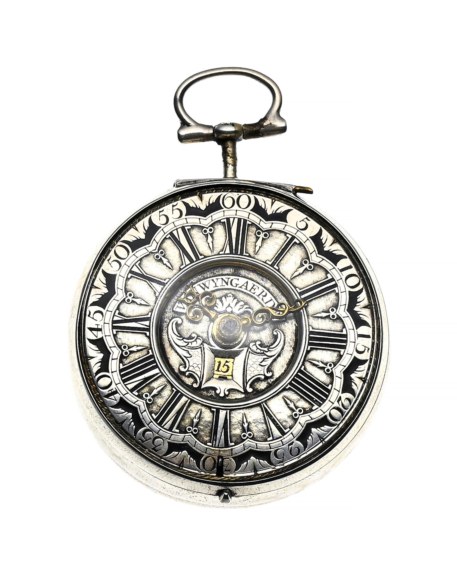 Arnoldus Van Wyngaerdt Rotterdam, montre de poche en argent avec indication de la date, boîtier - 5