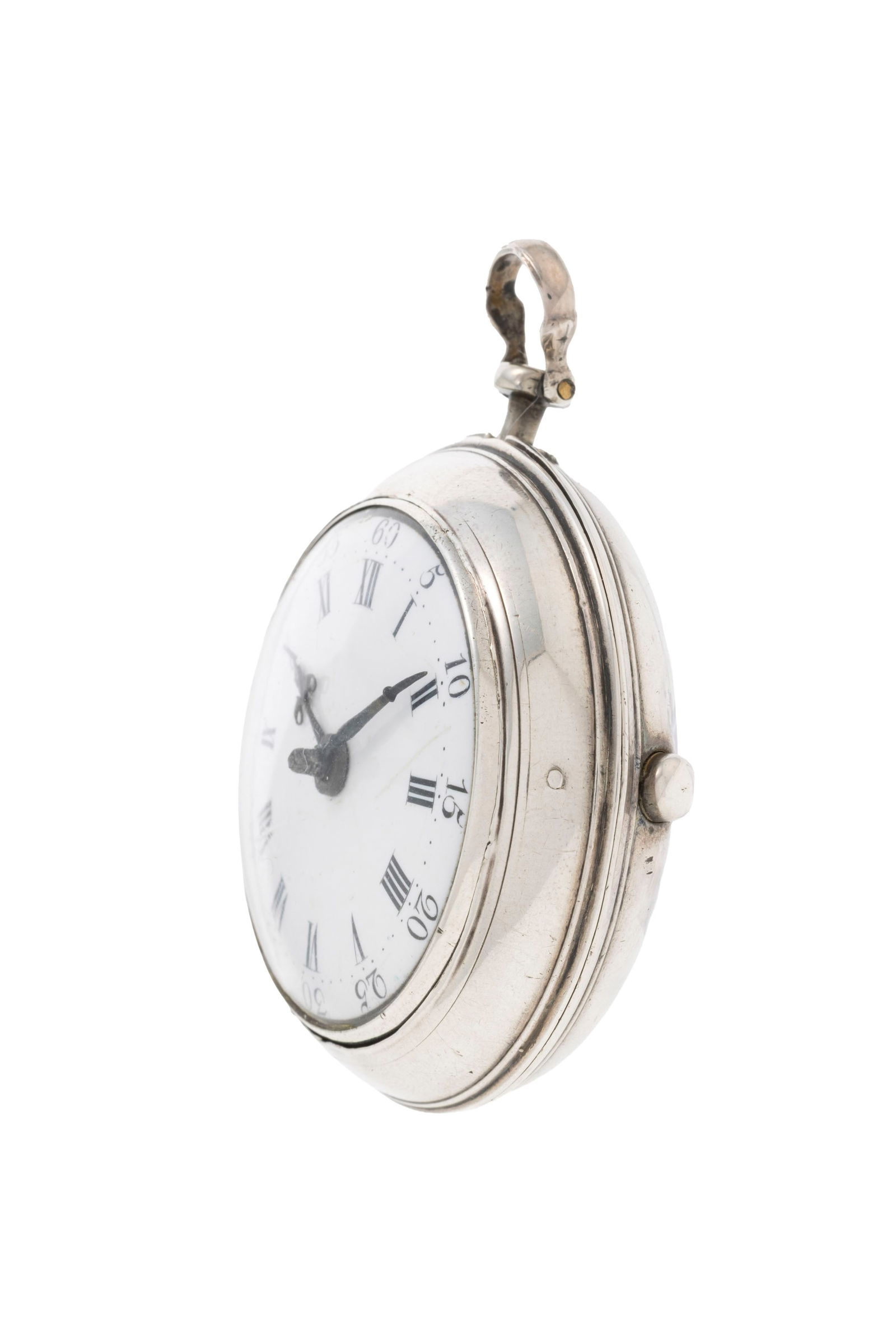 Moreland, montre de poche à coq avec boîtier de protection en argent, circa 1773 Mouveme - 2