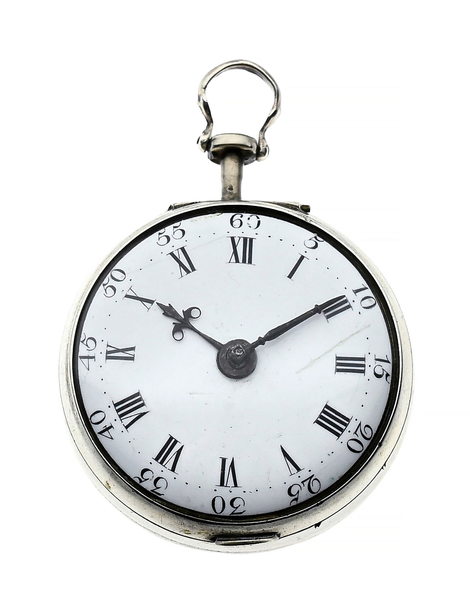 Moreland, montre de poche à coq avec boîtier de protection en argent, circa 1773 Mouveme - 5