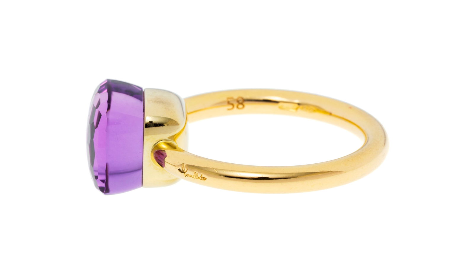 Pomellato, Nudo, bague or 750 sertie d'une améthyste facettée, signée, numérot&# - 3