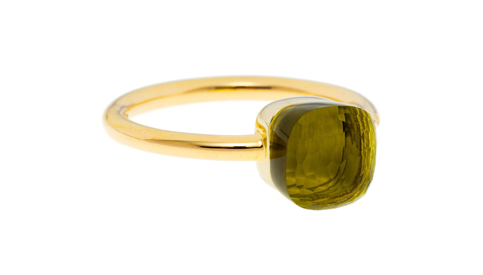Pomellato, Nudo, bague or 750 sertie d'une citrine facettée, signée, numérotée,  - 2