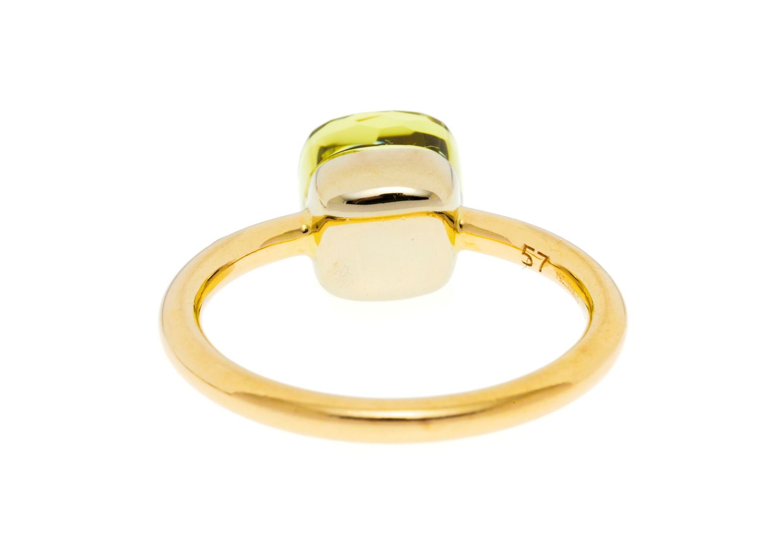 Pomellato, Nudo, bague or 750 sertie d'une citrine facettée, signée, numérotée,  - 4