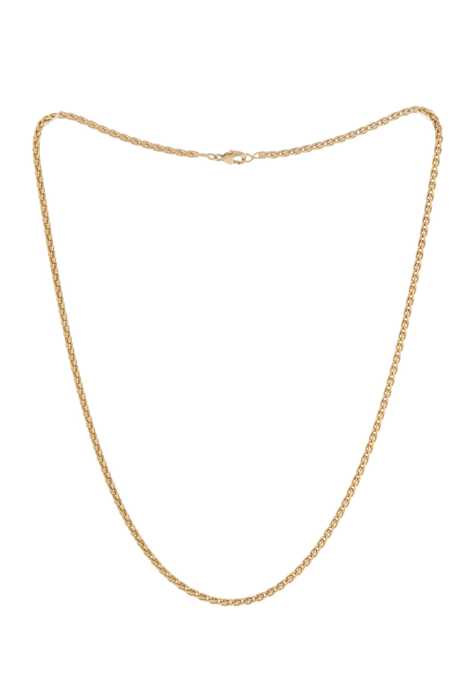 Chaîne or 750 à maille palmier, long. 42 cm, 10g: Chaîne or 750 à maille palmier, long. 42 cm, 10g ConditionTrès bon état de conservation général. Présence de micro rayures d'usage normal. 