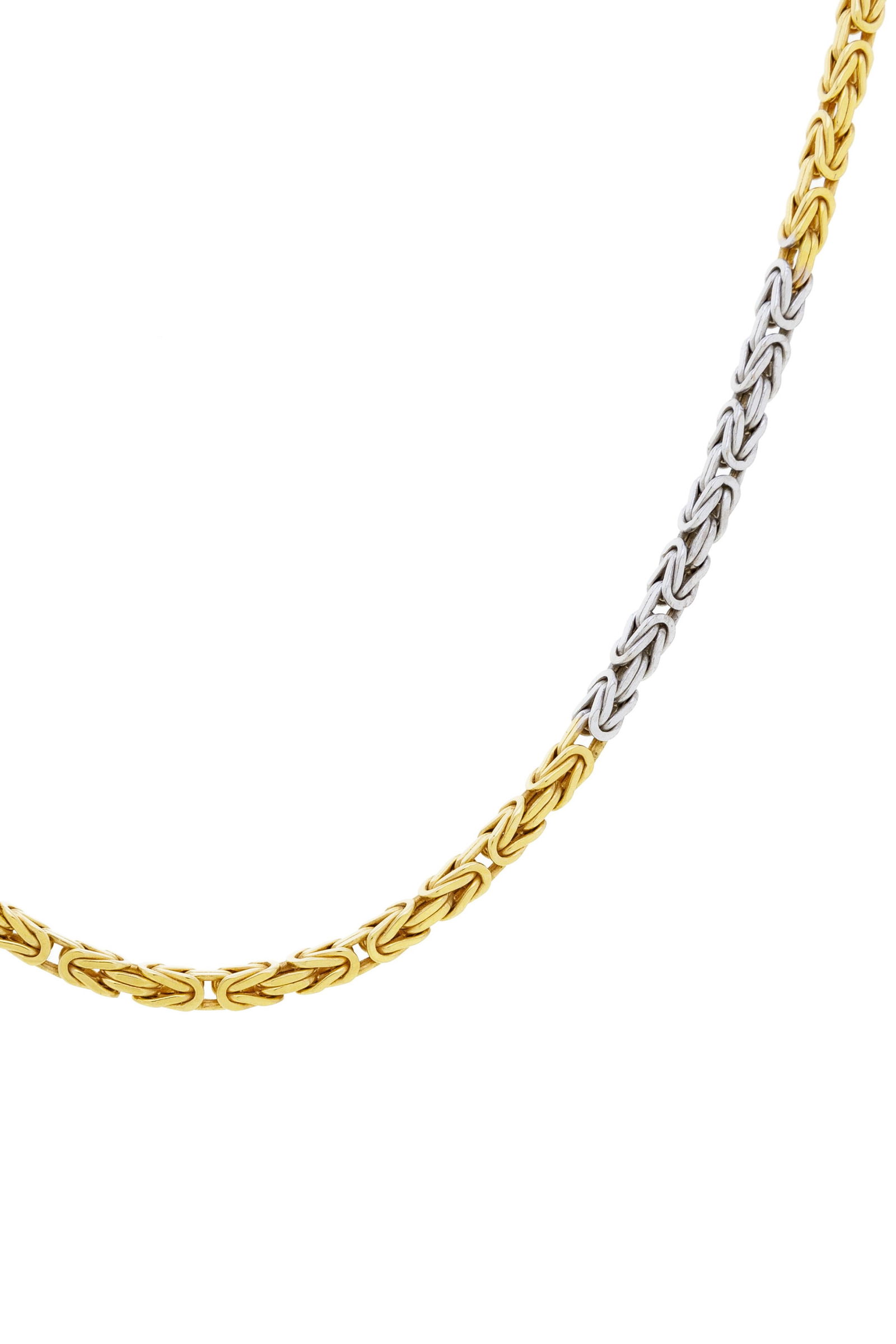 Chaîne 2 ors 750 à maille royale, long. 42 cm, 19g - 2