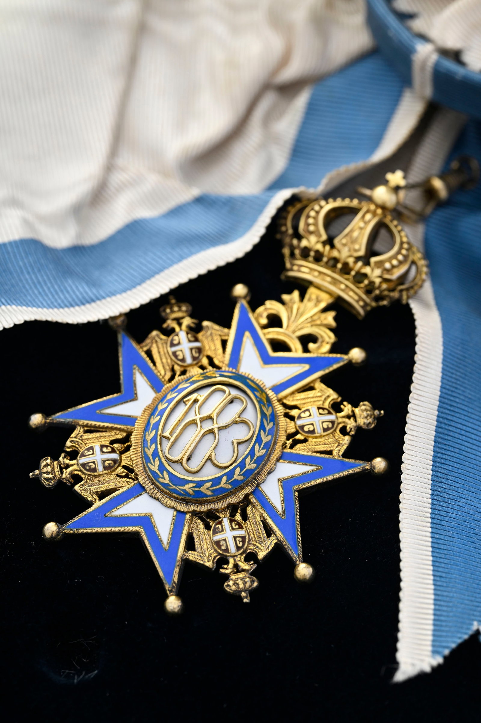 Royaume de Serbie, Ordre de Saint-Sava, créé en 1883, ensemble de Grand-Croix (1ère c - 9