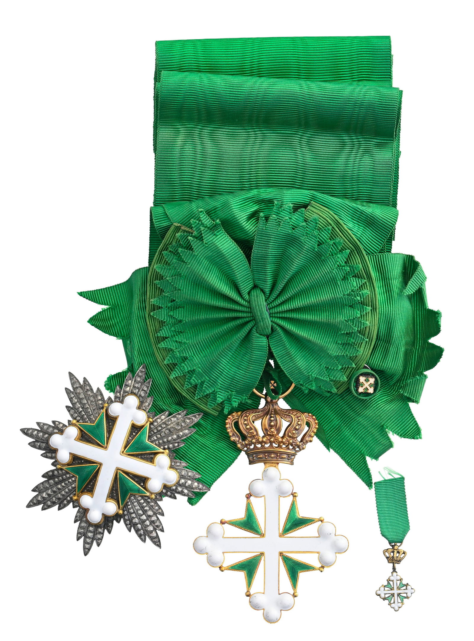 Italie / Royaume d'Italie, Ordre des Saints Maurice et Lazare, fondé en 1572, ensemble de Grand - 5