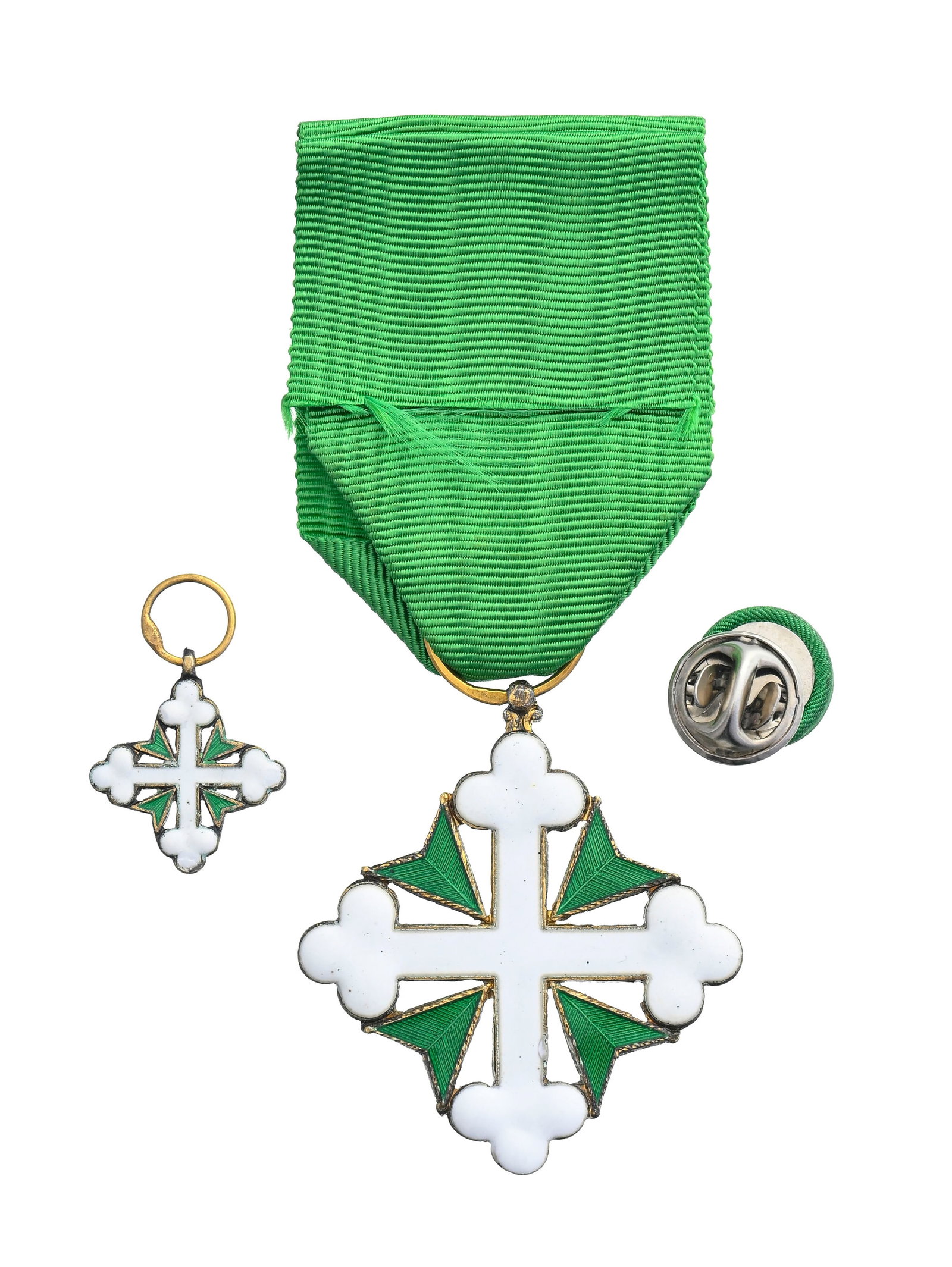 Italie / Royaume d'Italie, Ordre des Saints Maurice et Lazare, fondé en 1572, croix de Chevalie - 4